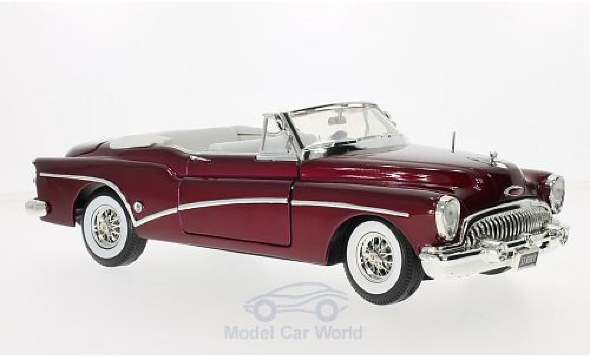 Buick Skylark 1/18 Motormax metallico rosso 1953 modellino in miniatura
