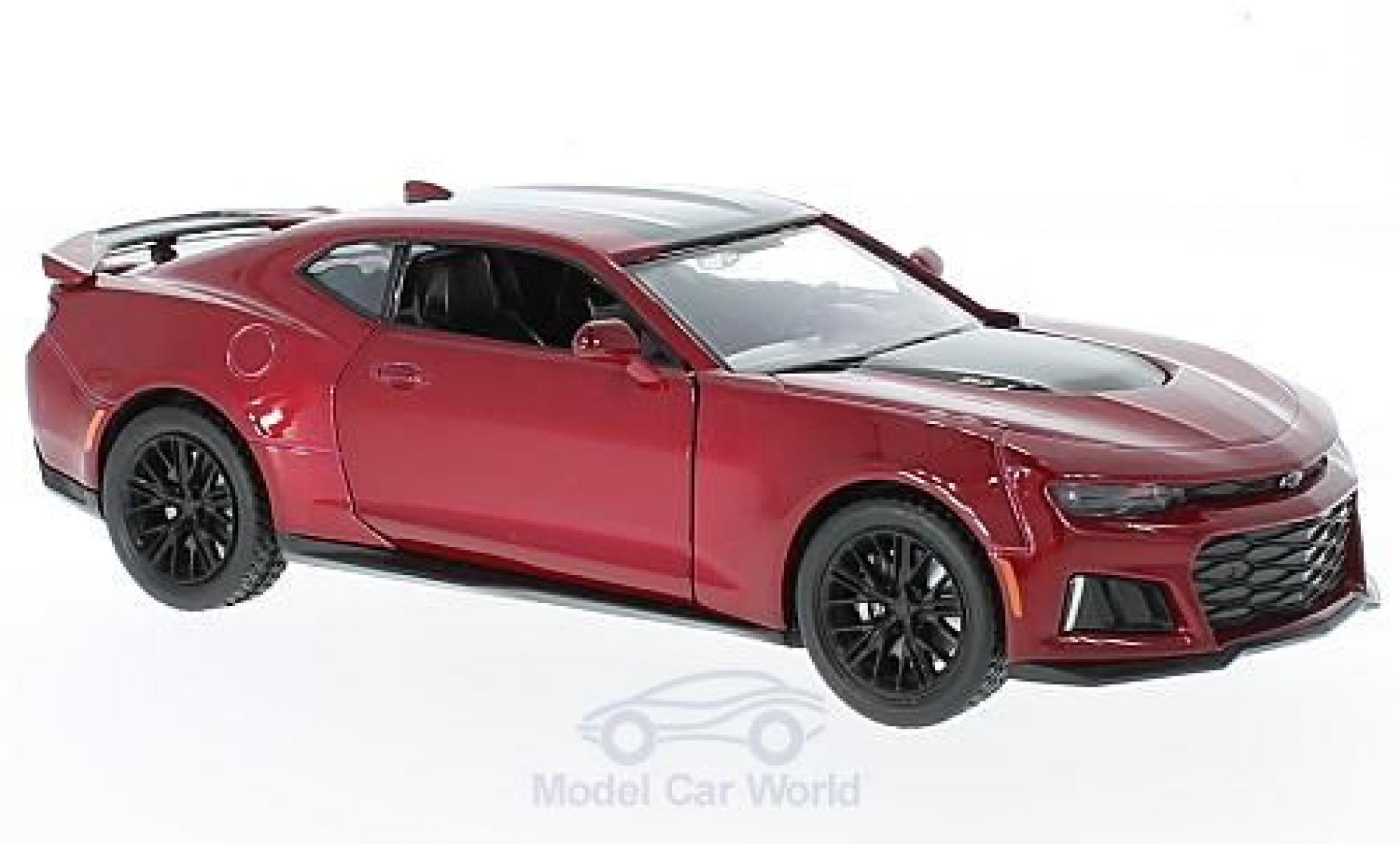 Chevrolet Camaro ZL1 1/24 Motormax ZL1 metallico rosso 2017 modellino in miniatura