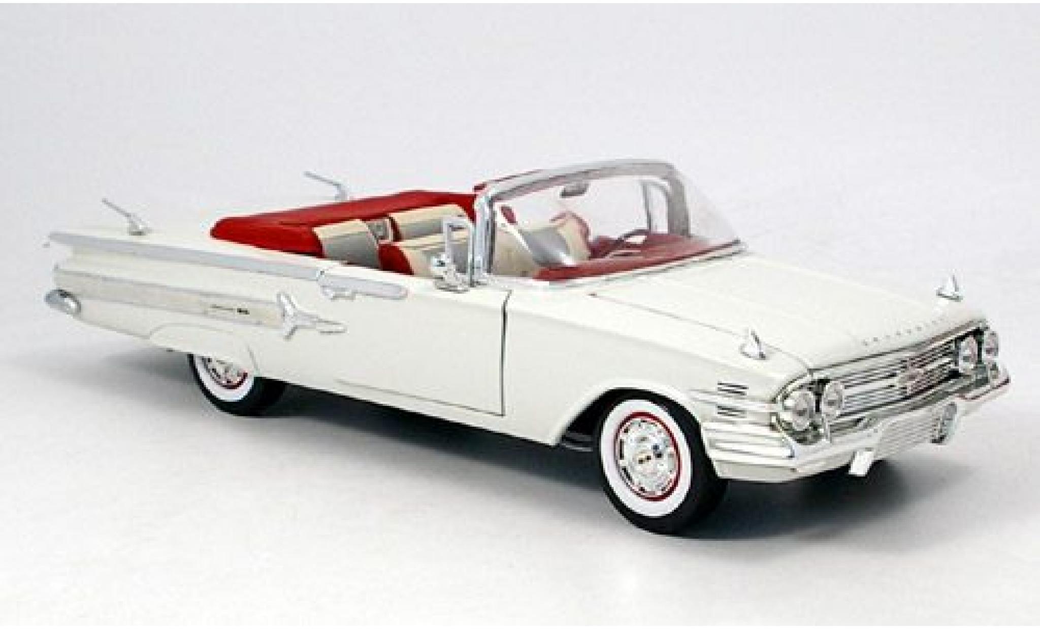 Chevrolet Impala 1/18 Motormax bianco 1960 modellino in miniatura