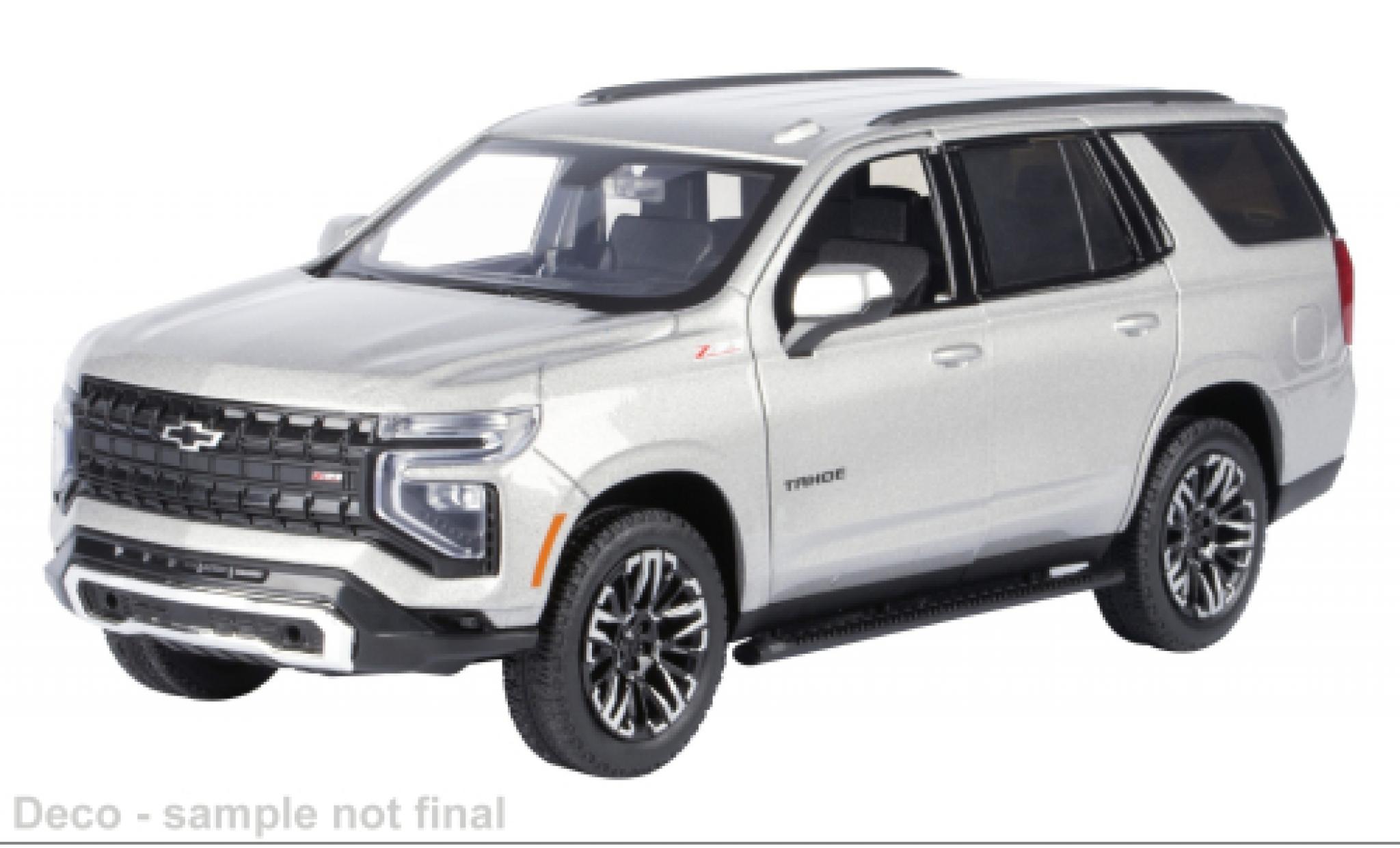 Chevrolet Tahoe 1/24 Motormax Z71 grau 2025 1:24 modellino in miniatura