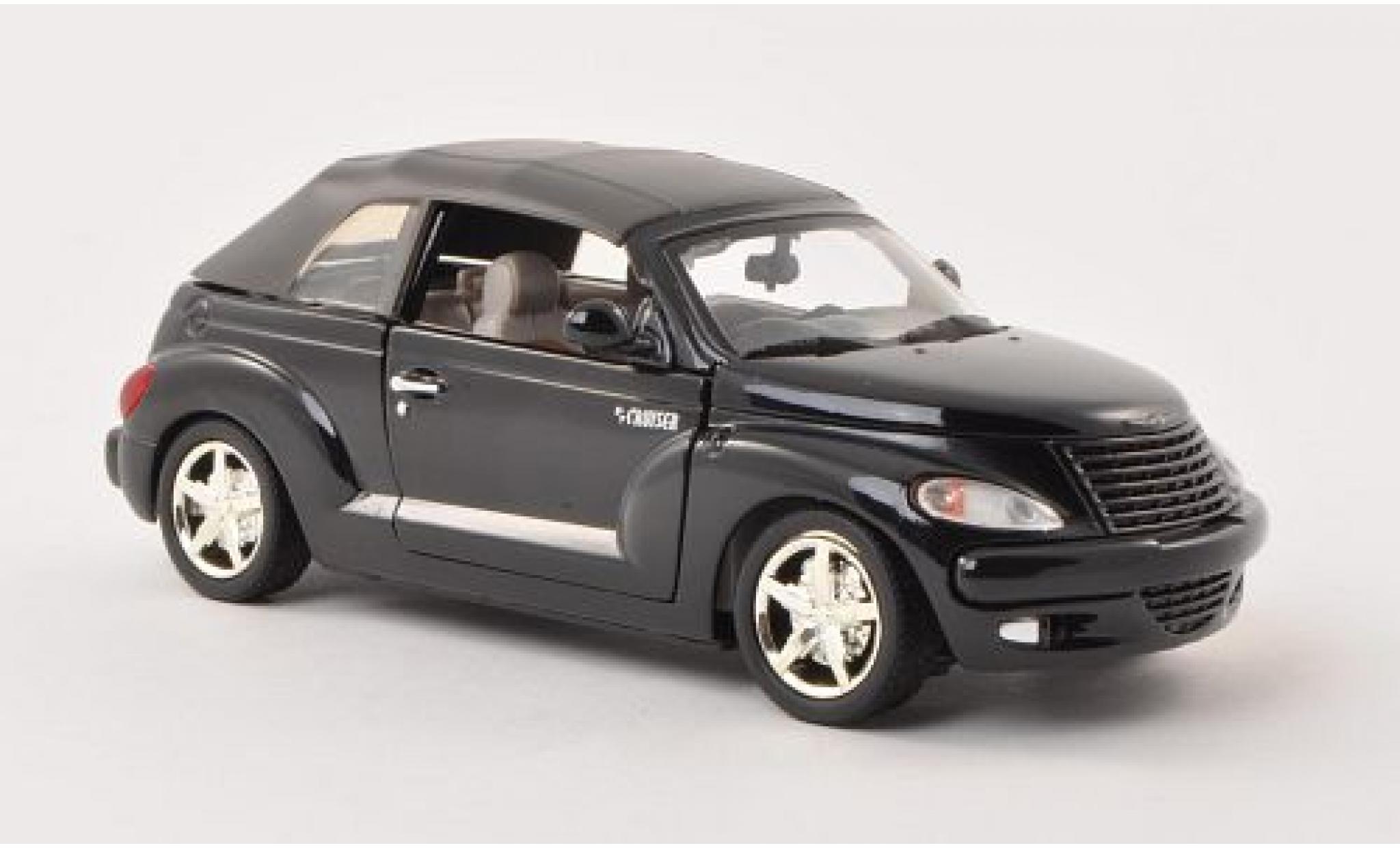 Chrysler PT Cruiser 1/24 Motormax Convertibile nero sans Vitrine modellino in miniatura
