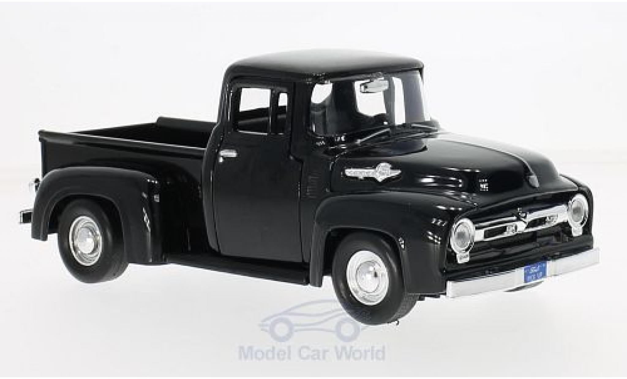 Ford F-1 1/24 Motormax 00 Pick Up nero 1956 modellino in miniatura