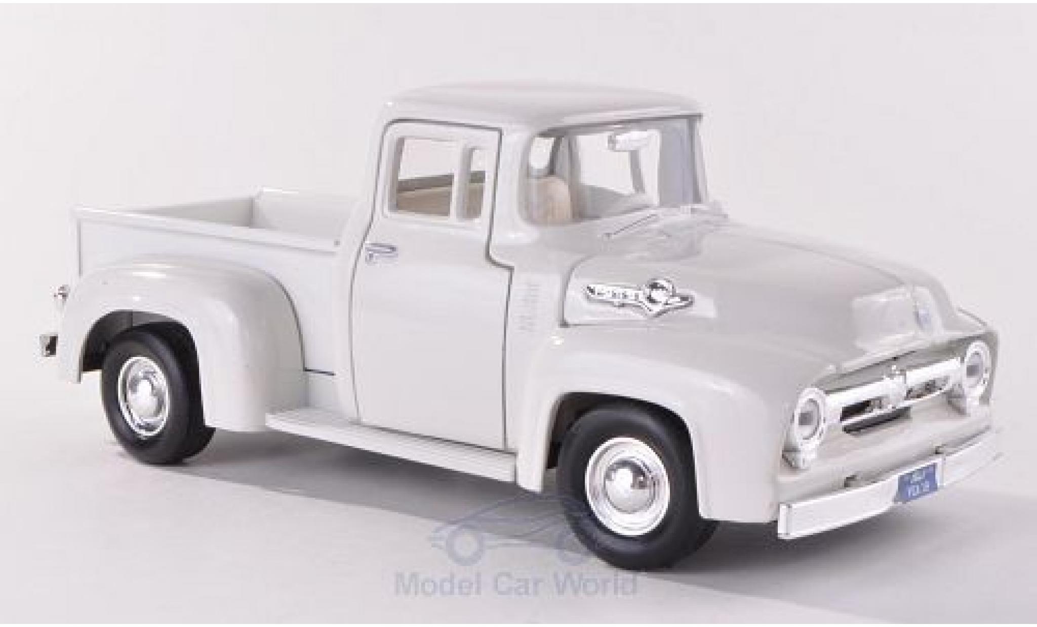 Ford F-1 1/24 Motormax 00 Pick Up bianco 1956 ohne Vitrine modellino in miniatura