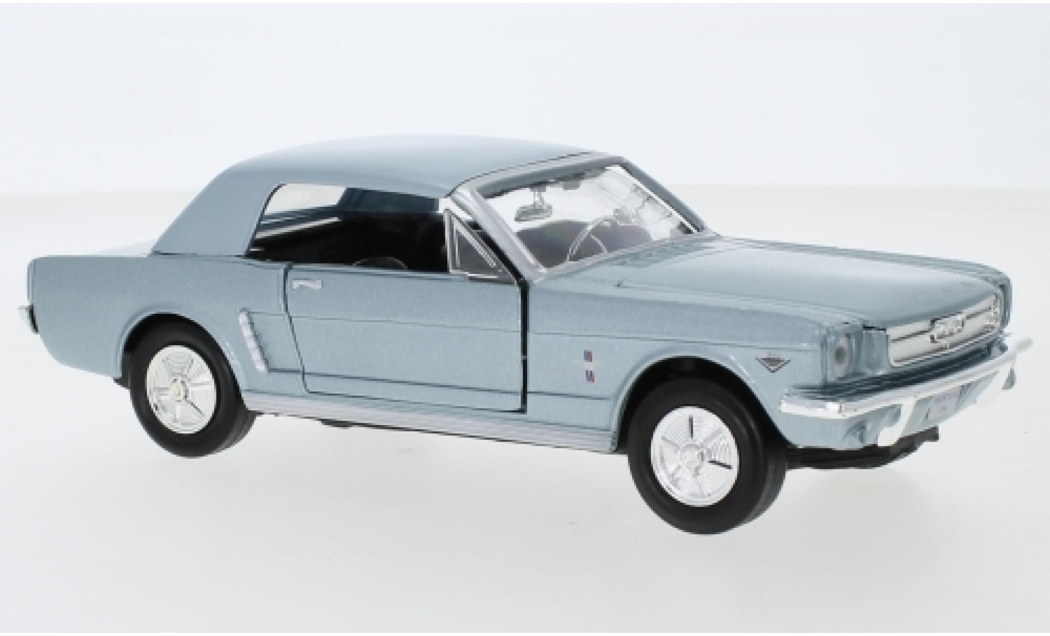 Ford Mustang 1/24 Motormax Hardtop 1964 modellino in miniatura
