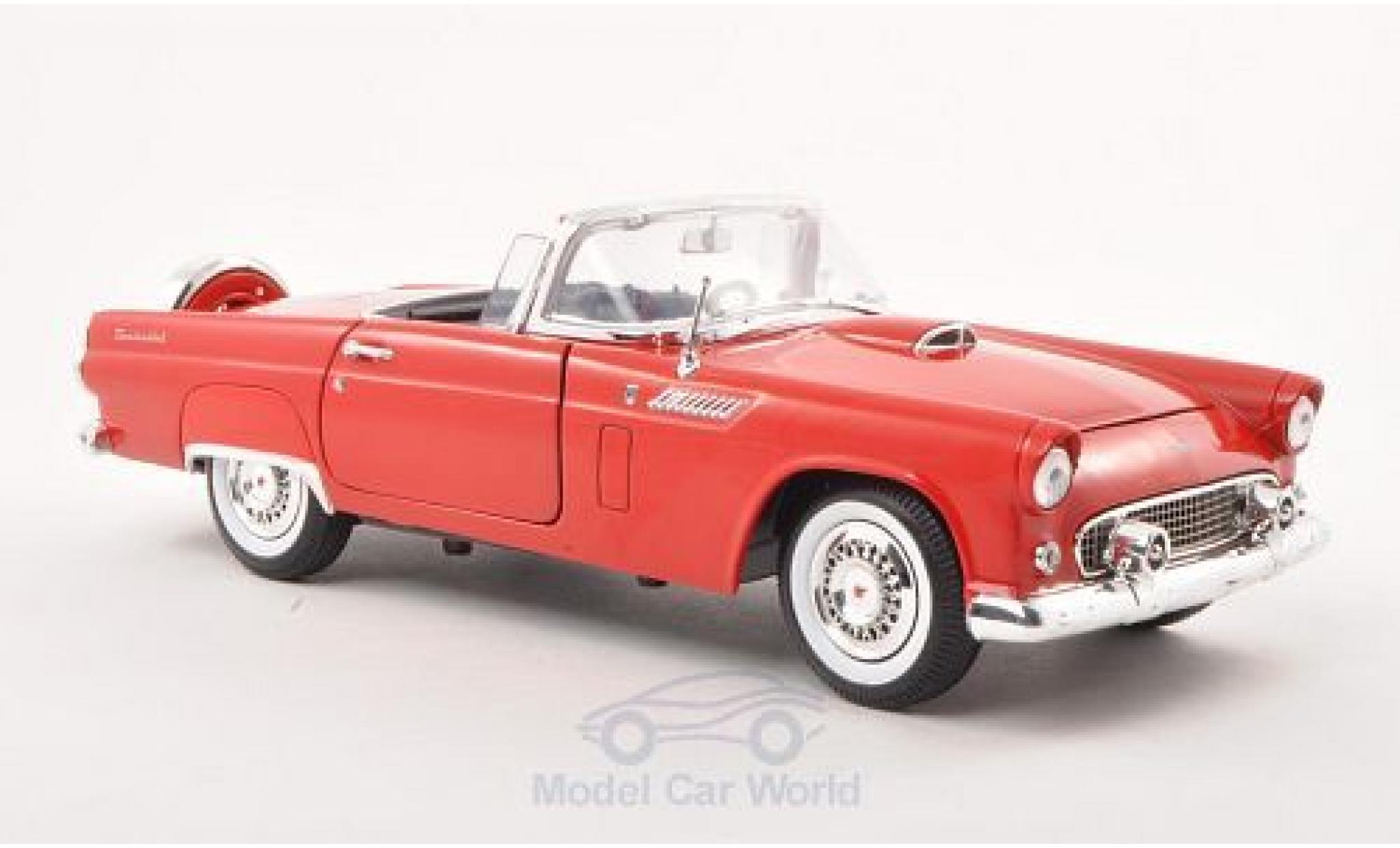 Ford Thunderbird 1/18 Motormax Convertibile rosso 1956 modellino in miniatura