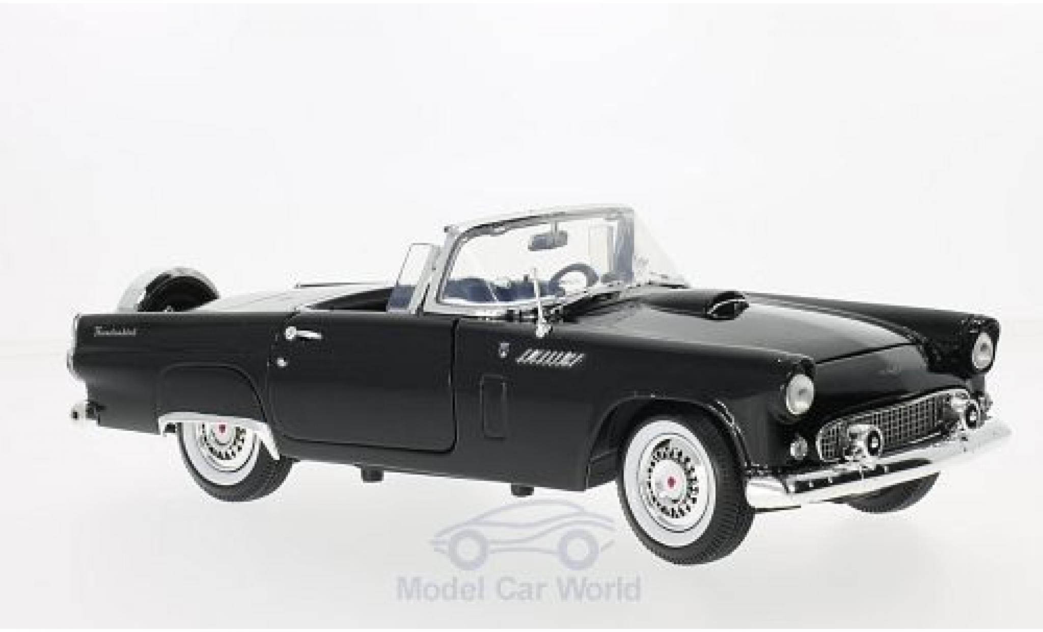 Ford Thunderbird 1956 1/18 Motormax Convertibile nero 1956 modellino in miniatura