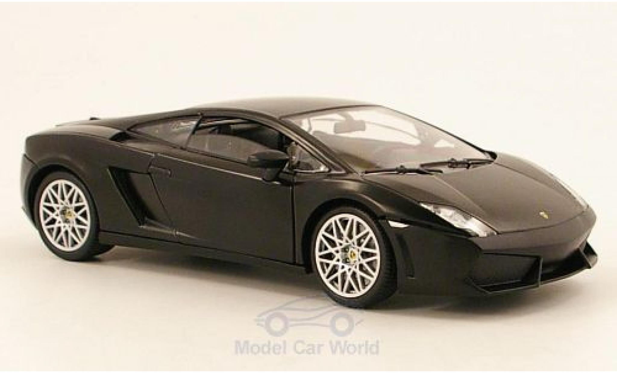 Lamborghini Gallardo 1/24 Motormax LP 560-4 nero modellino in miniatura
