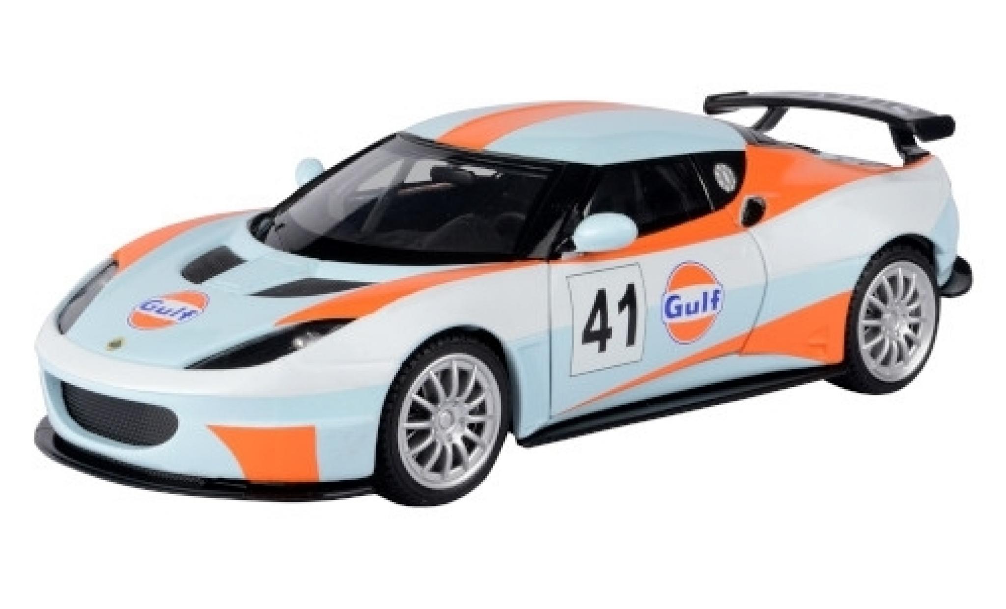 Lotus Evora 1/24 Motormax GT4 No.41 Gulf modellino in miniatura