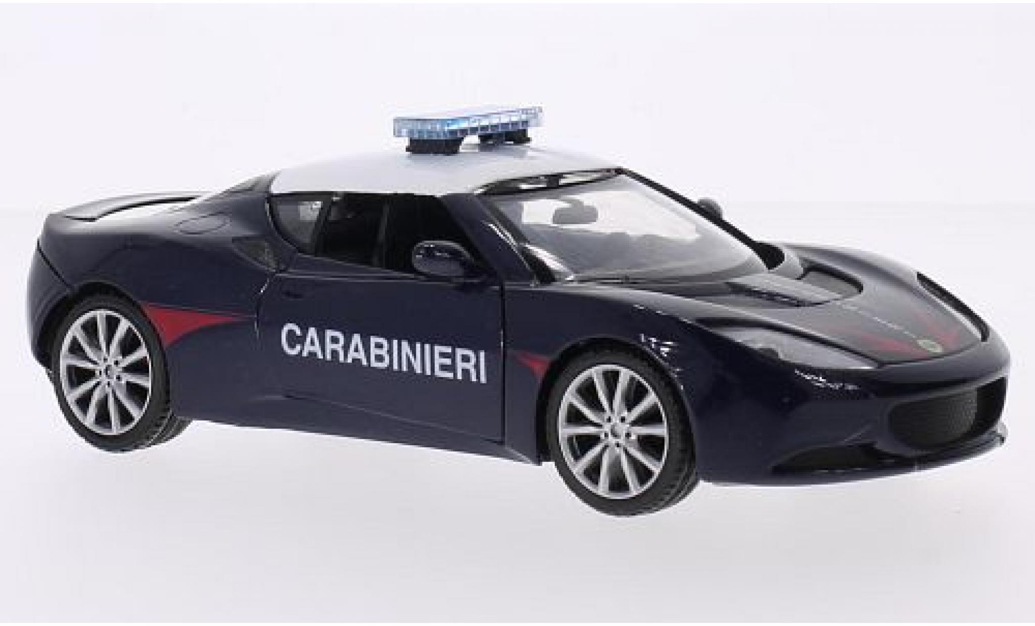 Lotus Evora 1/24 Motormax S Carabinieri police (IT) modellino in miniatura