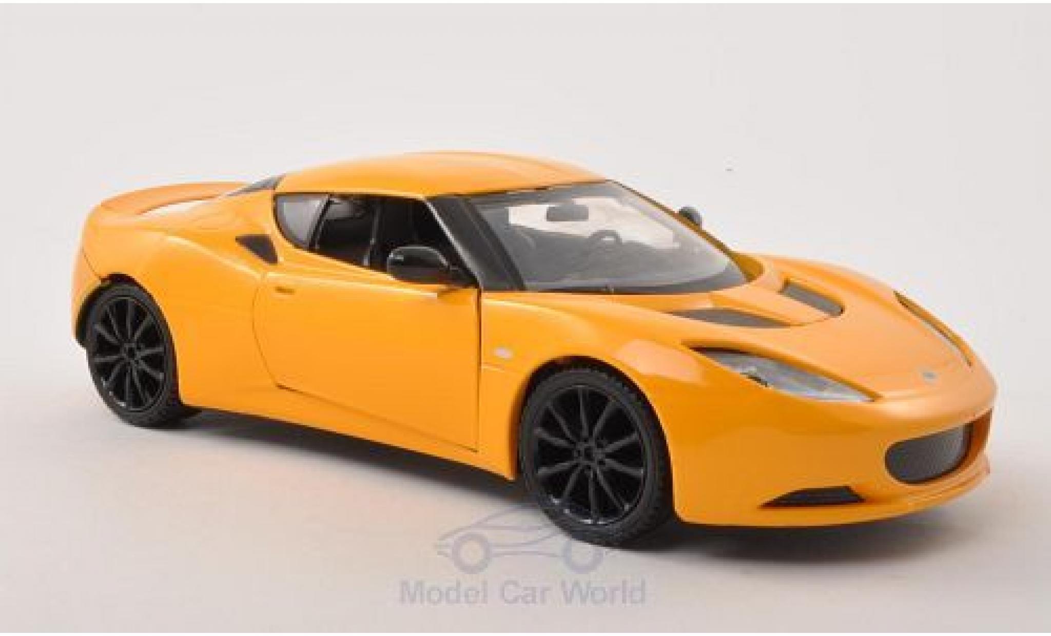 Lotus Evora 1/24 Motormax S giallo modellino in miniatura