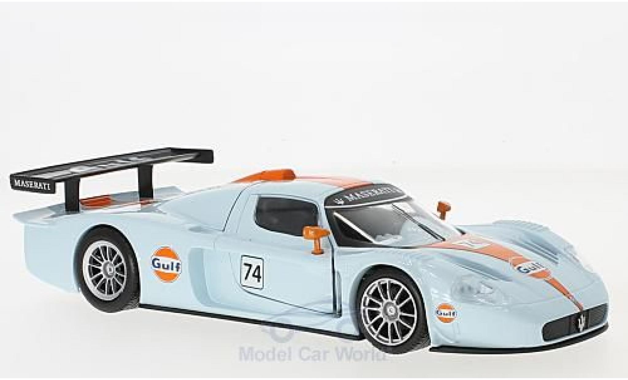 Maserati MC12 1/24 Motormax Corsa Gulf modellino in miniatura