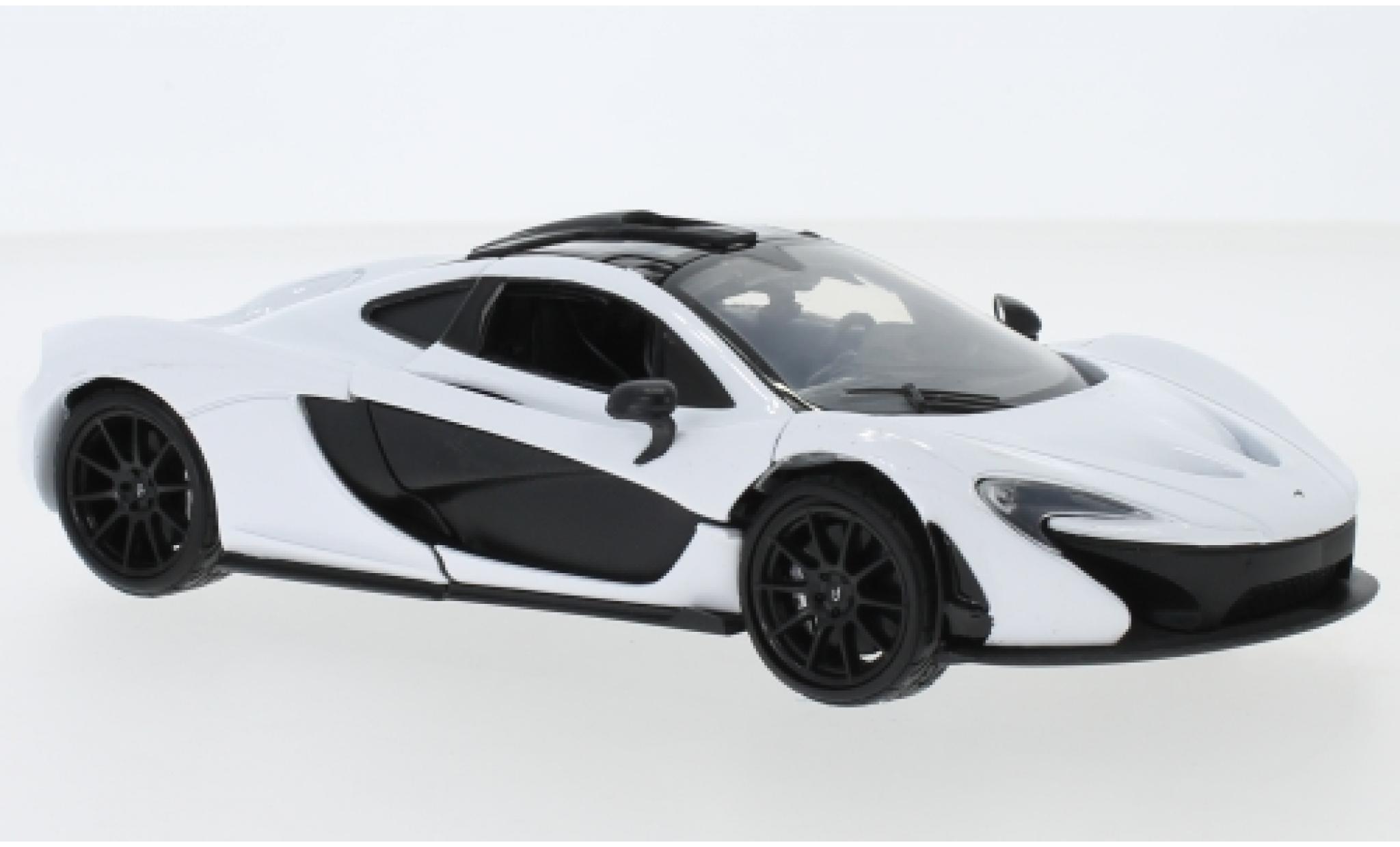 McLaren P1 1/24 Motormax bianco modellino in miniatura