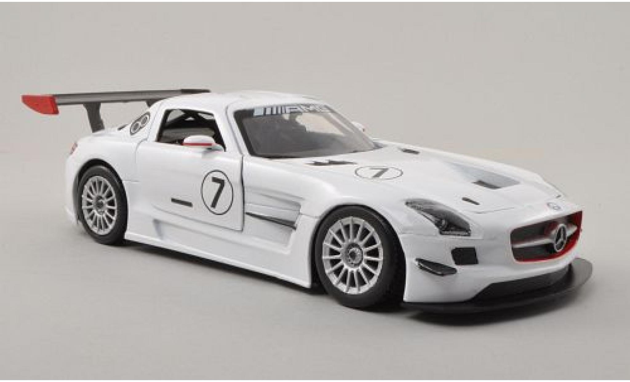 Mercedes SLS 1/24 Motormax AMG GT3 No.7 sans Vitrine modellino in miniatura
