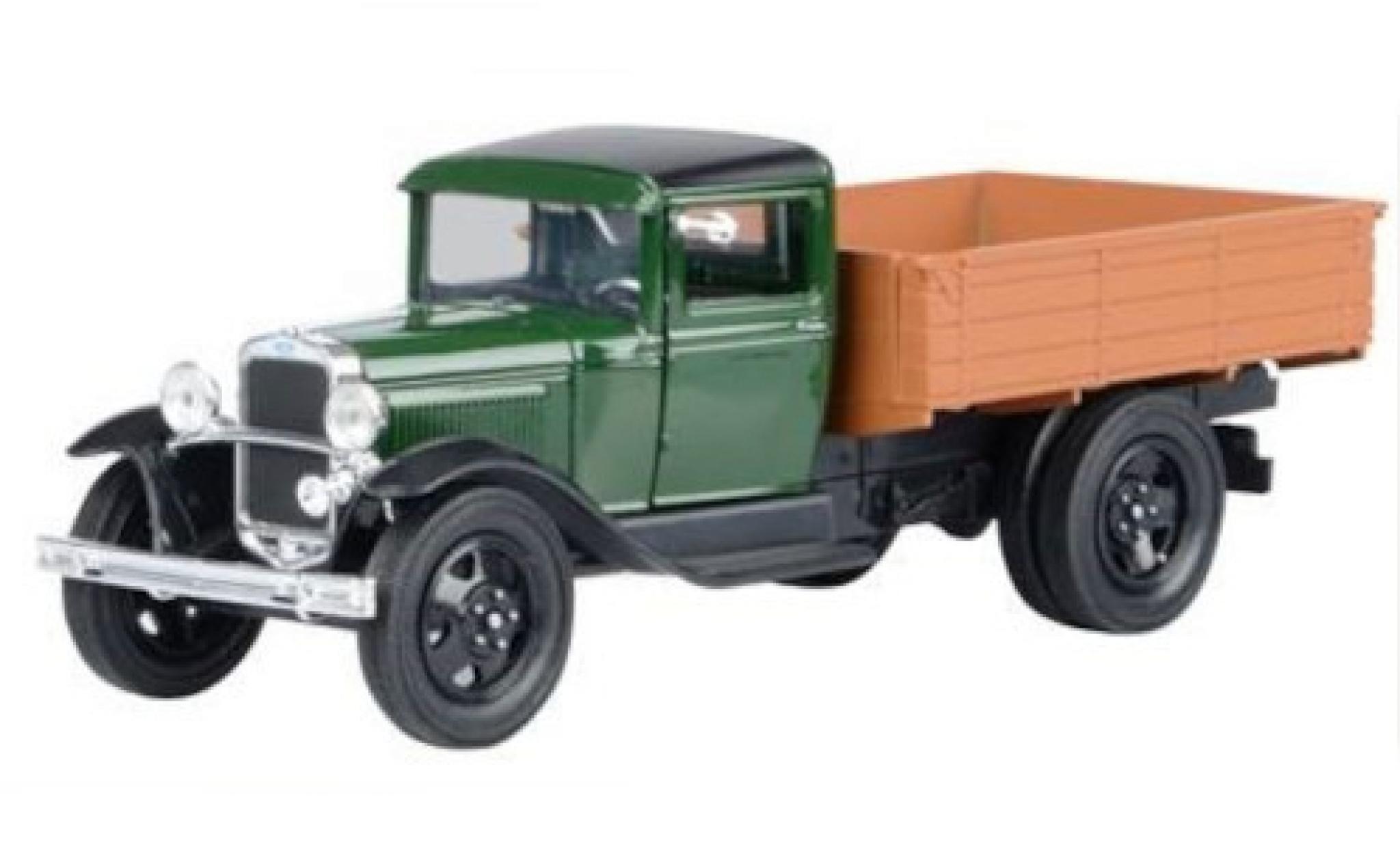 Ford Model A 1/24 Motormax A verde modellino in miniatura