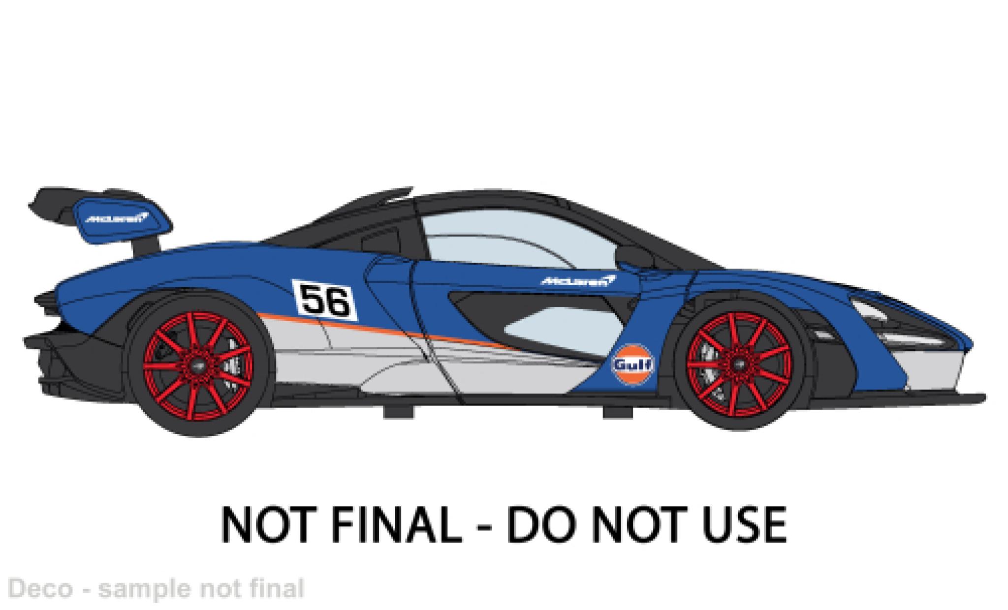 McLaren Senna 1/24 Motormax Gulf modellino in miniatura