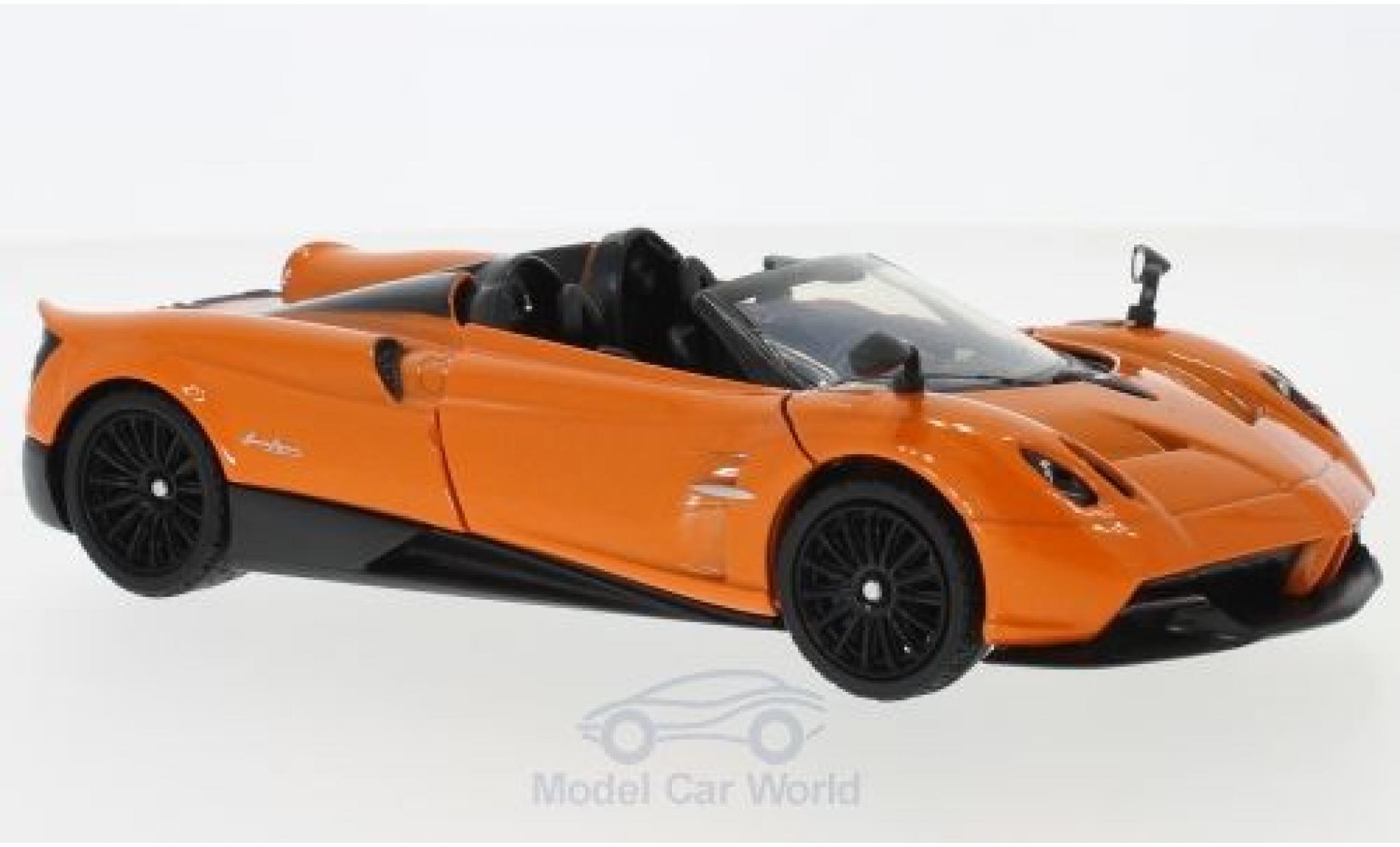 Pagani Huayra 1/24 Motormax Roadster metallico orange modellino in miniatura