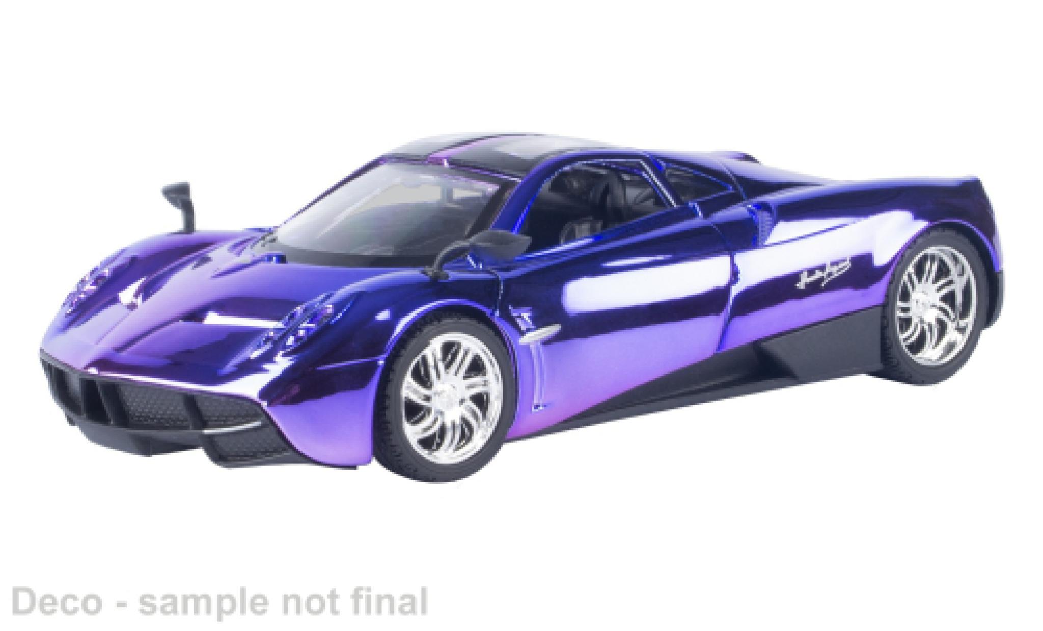 Pagani Huayra 1/24 Motormax violett 1:24 modellino in miniatura
