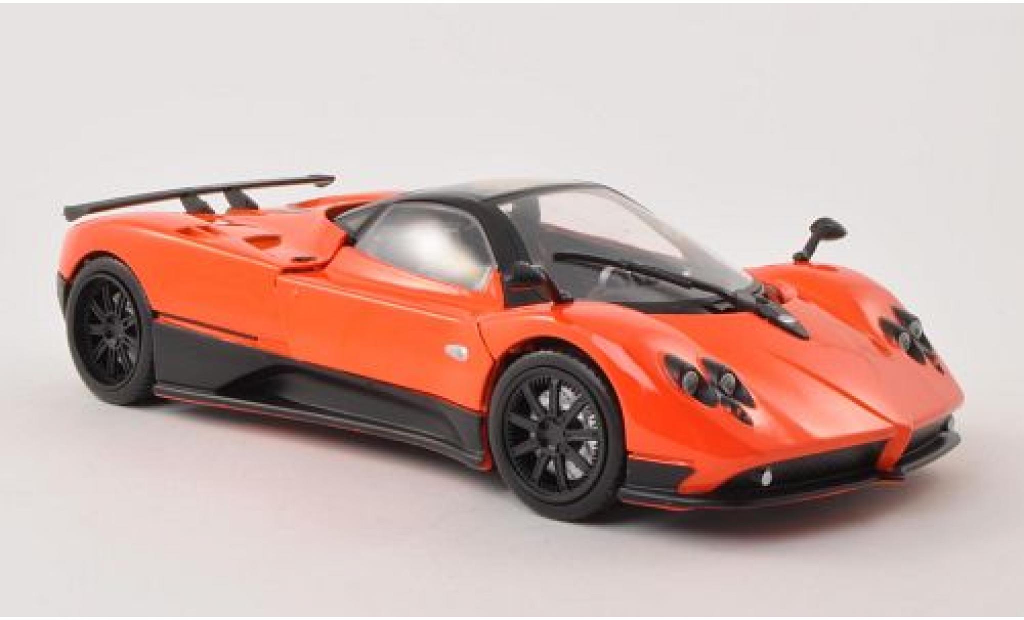 Pagani Zonda 1/18 Motormax F metallico orange modellino in miniatura