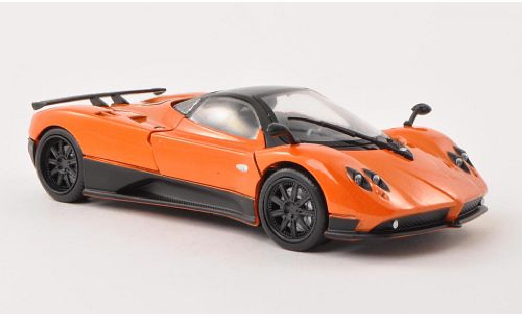 Pagani Zonda 1/24 Motormax F orange sans Vitrine modellino in miniatura