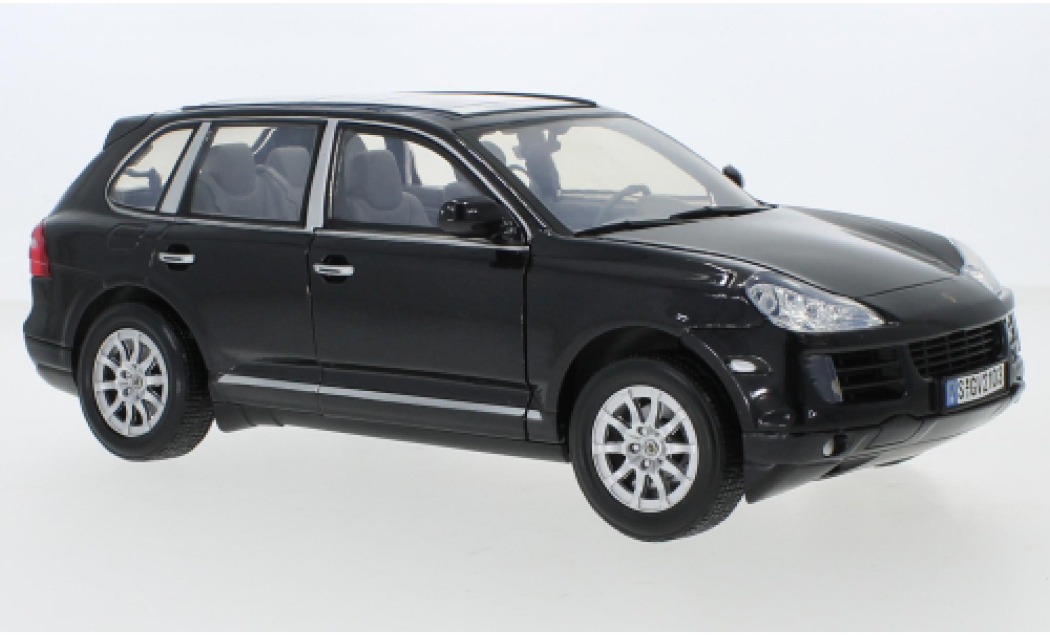 Porsche Cayenne 1/18 Motormax (9PA) metallico nero 2008 modellino in miniatura