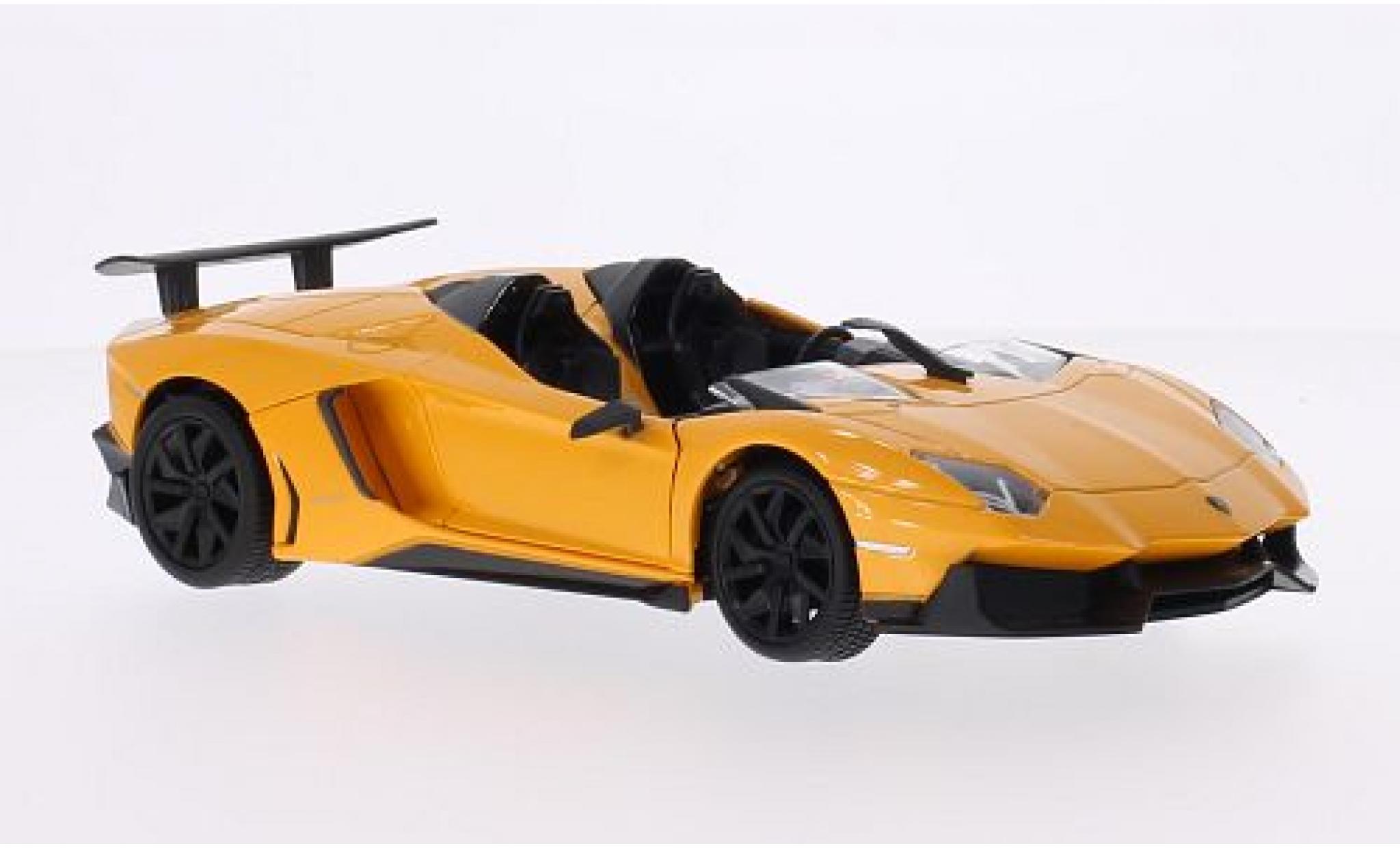 Lamborghini Aventador 1/24 MZ Model J metallico giallo 2013 modellino in miniatura