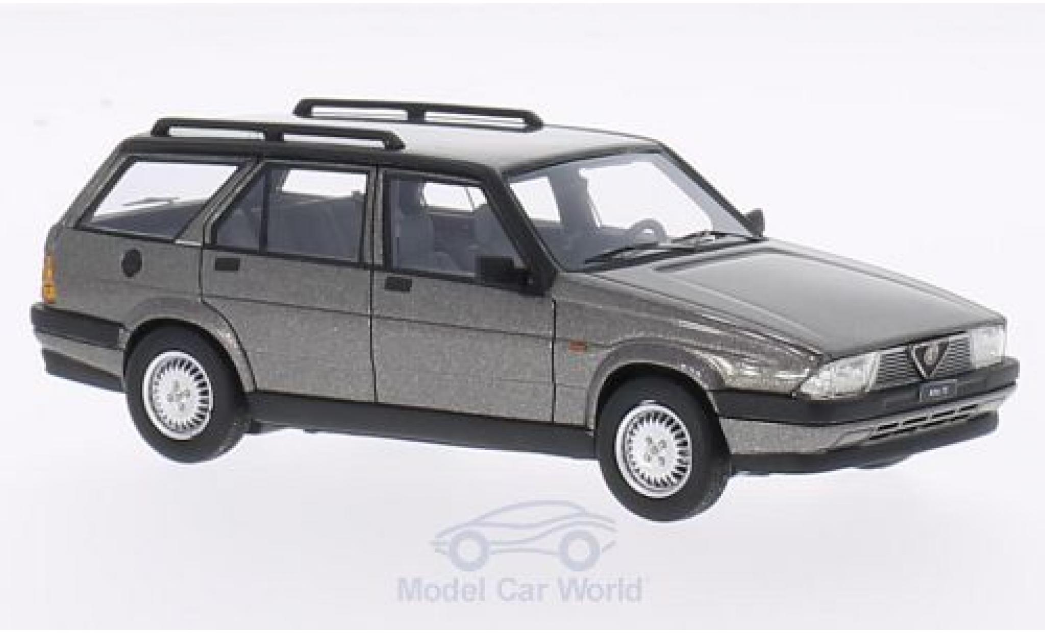 Alfa Romeo 75 1/43 Neo Sportwagon V6 2.5 metallico grigio 1986 modellino in miniatura