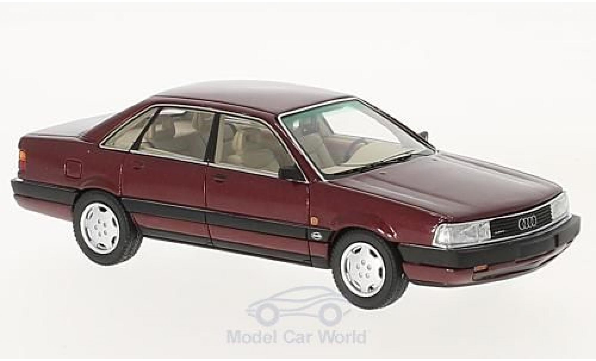 Audi 200 quattro 1/43 Neo 20V metallico rosso 1990 modellino in miniatura