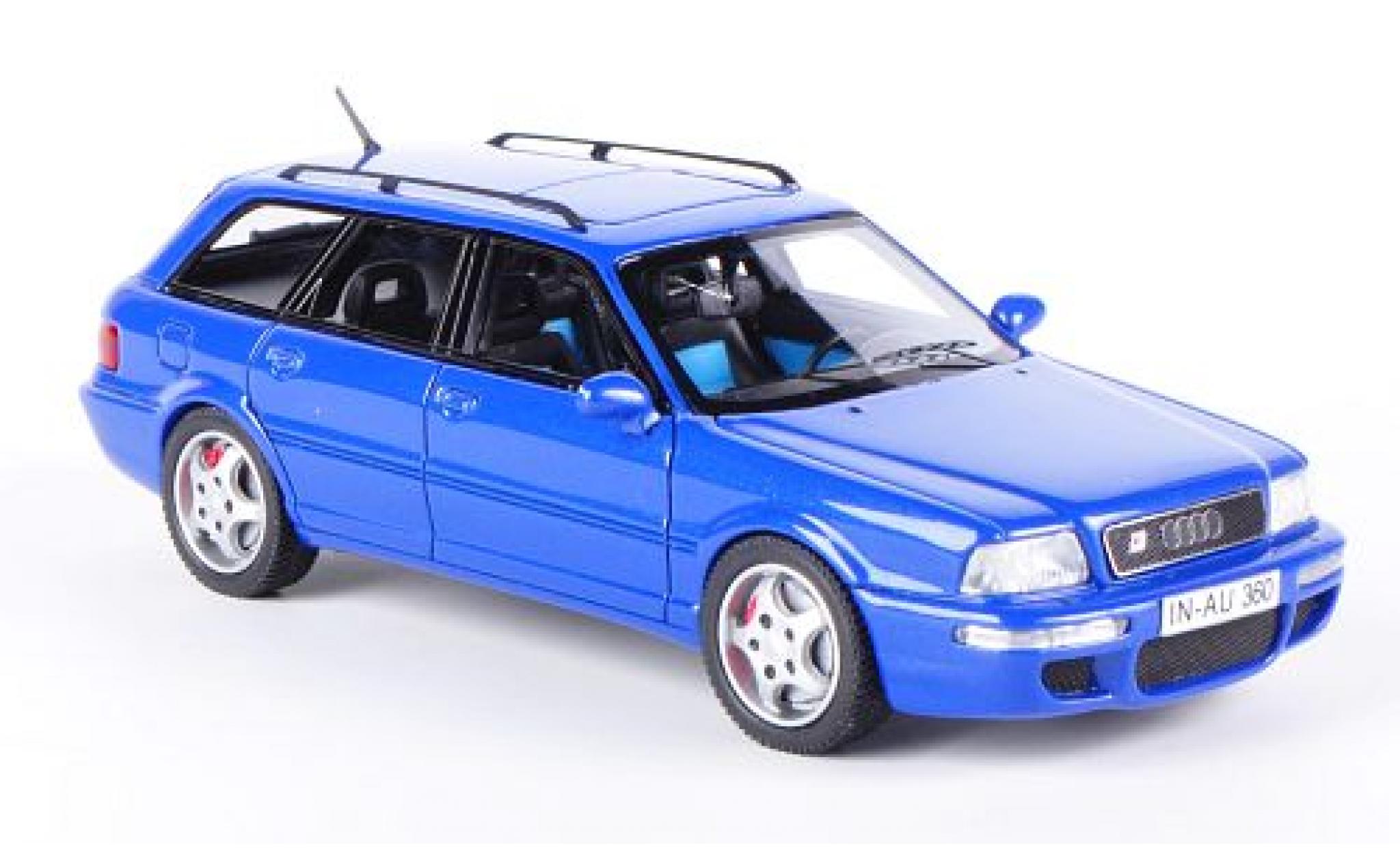 Audi RS2 1/43 Neo metallico blu modellino in miniatura