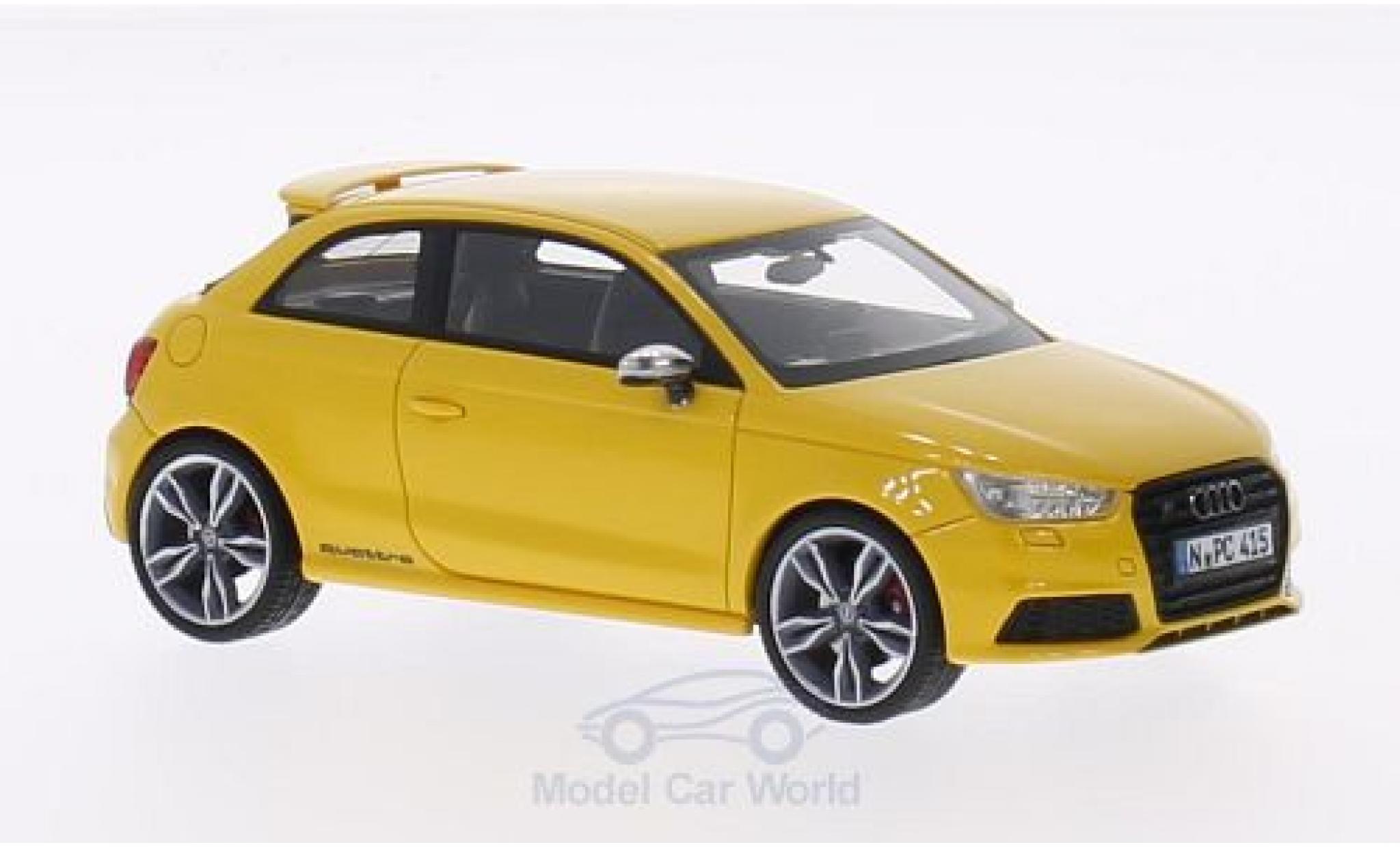 Audi S1 1/43 Neo giallo 2014 modellino in miniatura