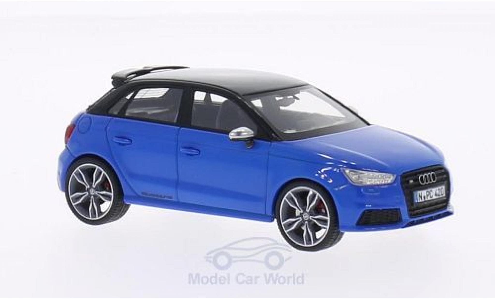 Audi S1 1/43 Neo Sportback blu/nero 2014 modellino in miniatura