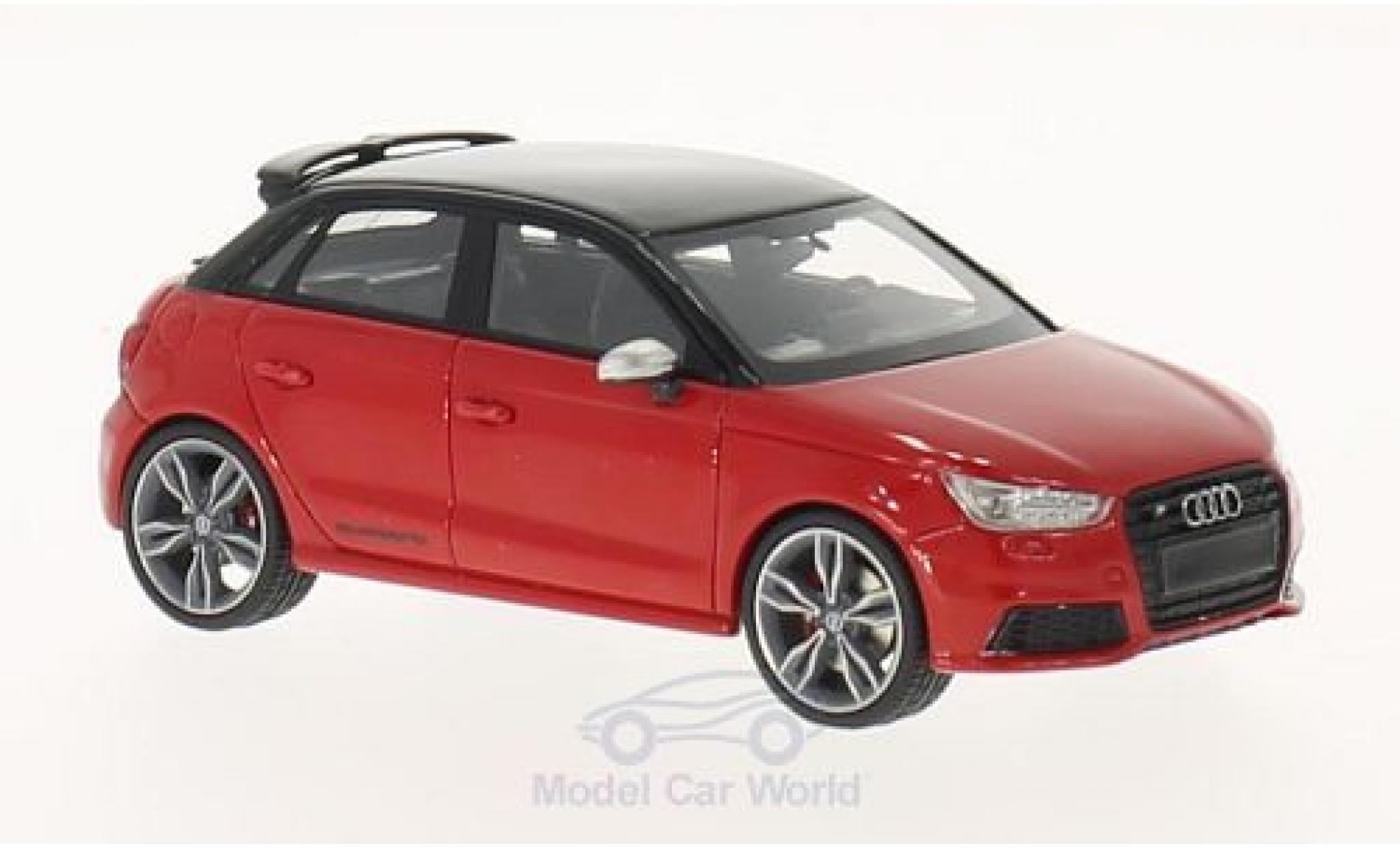 Audi S1 1/43 Neo Sportback rosso/nero 2014 modellino in miniatura