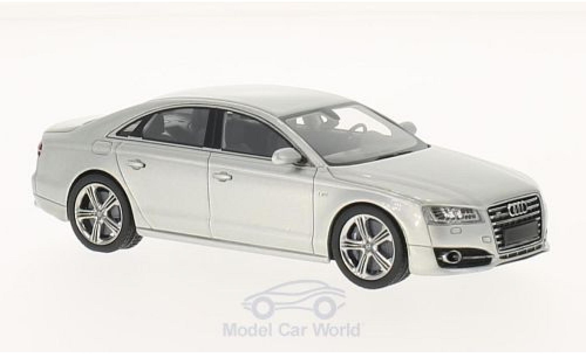 Audi S8 1/43 Neo PA metallico grigio 2014 modellino in miniatura