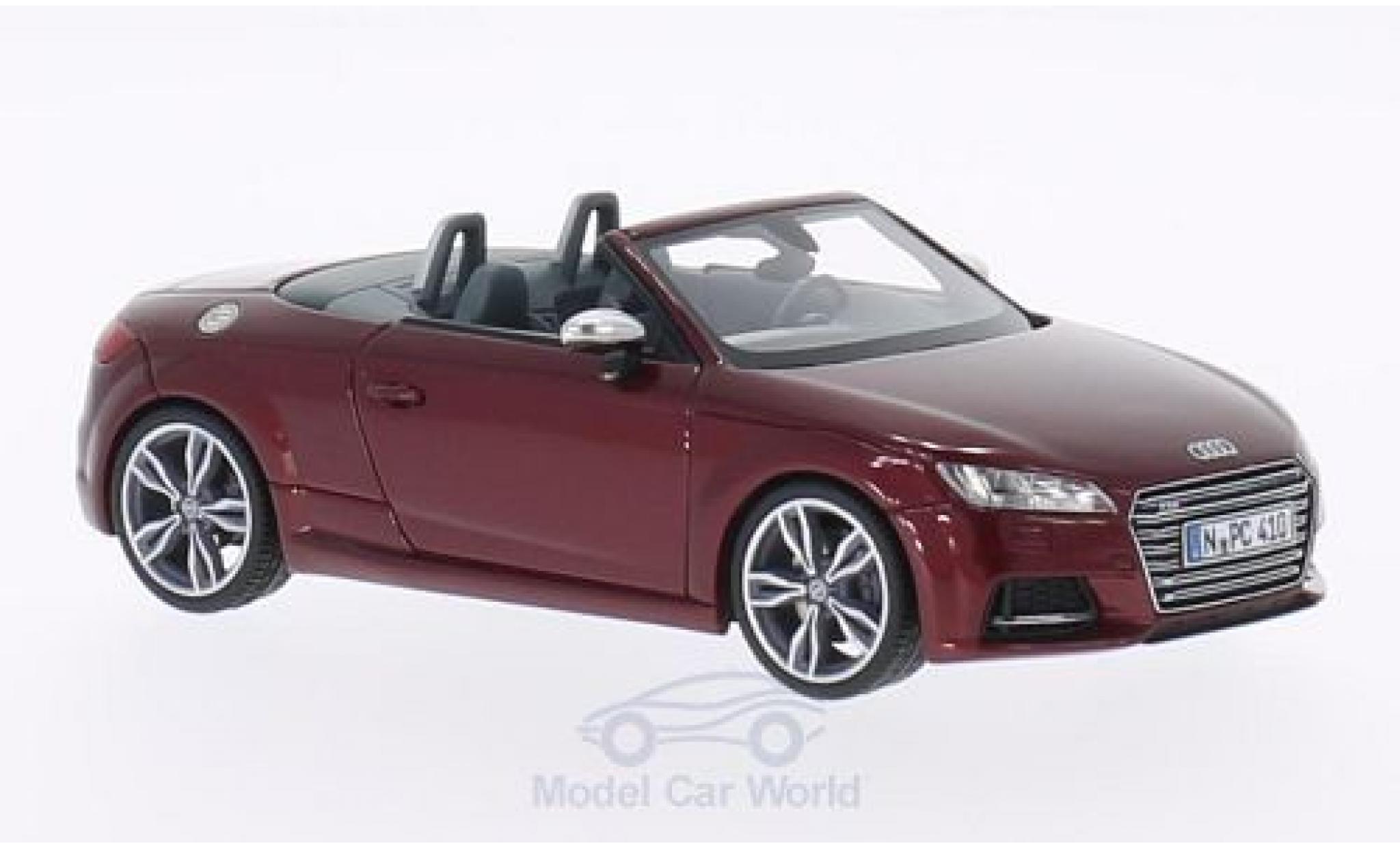 Audi TT 1/43 Neo S Roadster metallico rosso 2014 modellino in miniatura