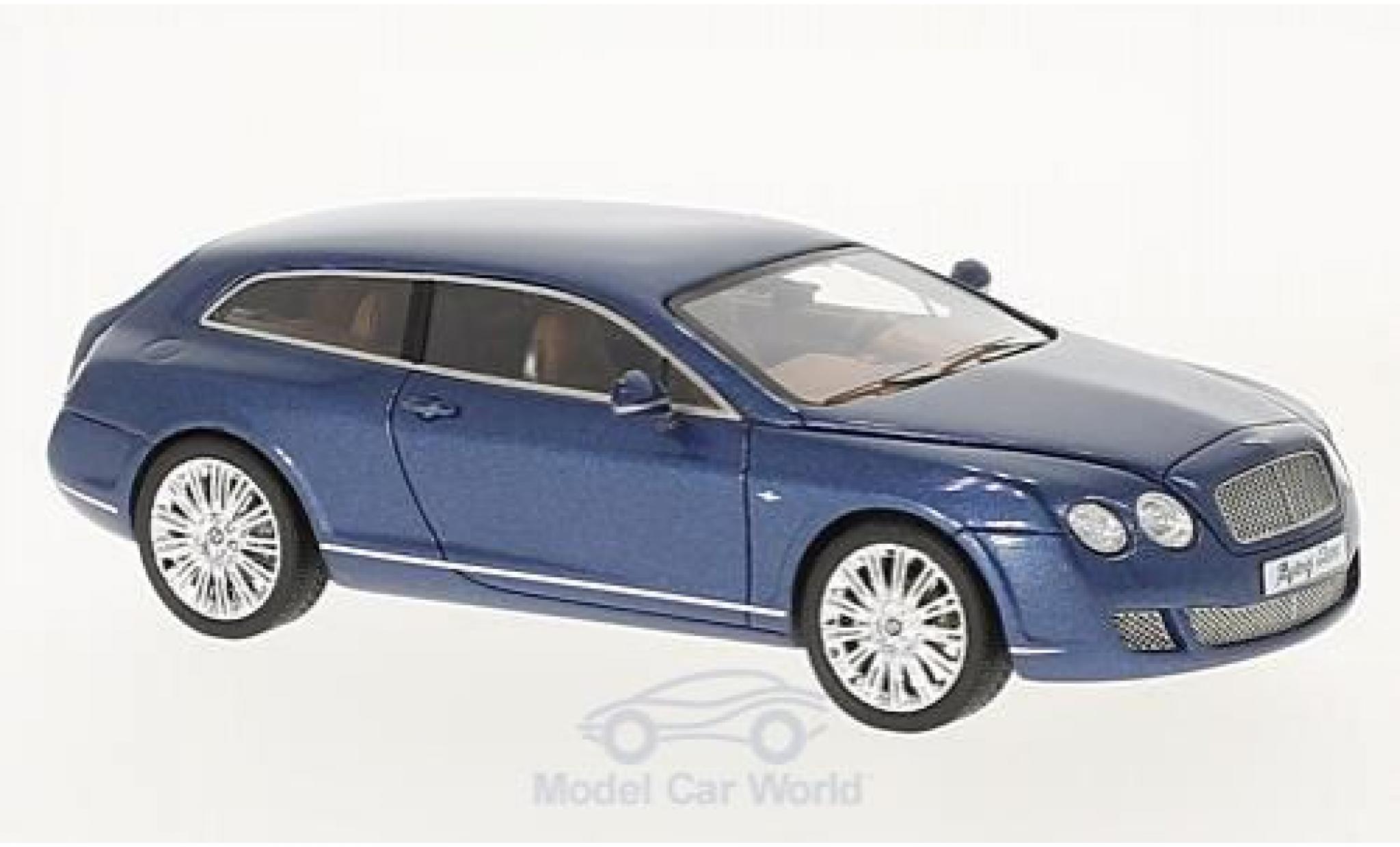 Bentley Continental T 1/43 Neo Flying Star by Touring metallico blu 2010 modellino in miniatura