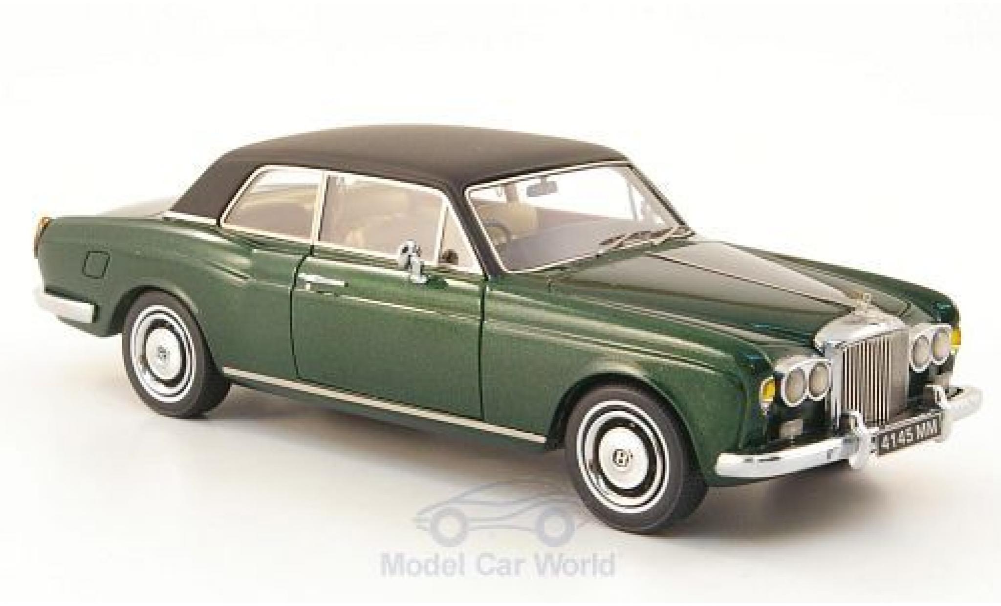 Bentley Corniche 1/43 Neo FHC metallico verde/matt-nero RHD 1971 modellino in miniatura