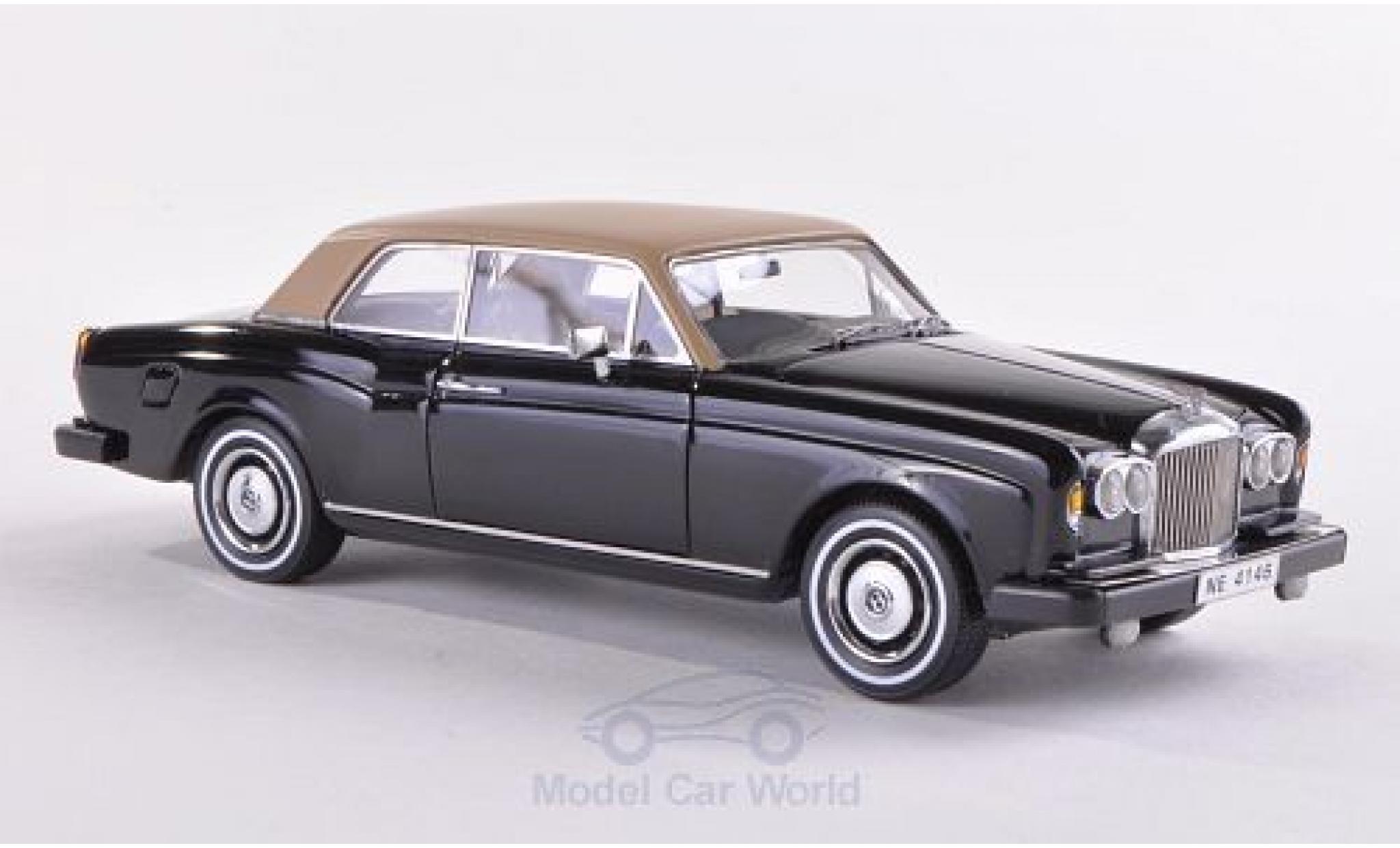 Bentley Corniche 1/43 Neo FHC nero/beige RHD 1977 modellino in miniatura