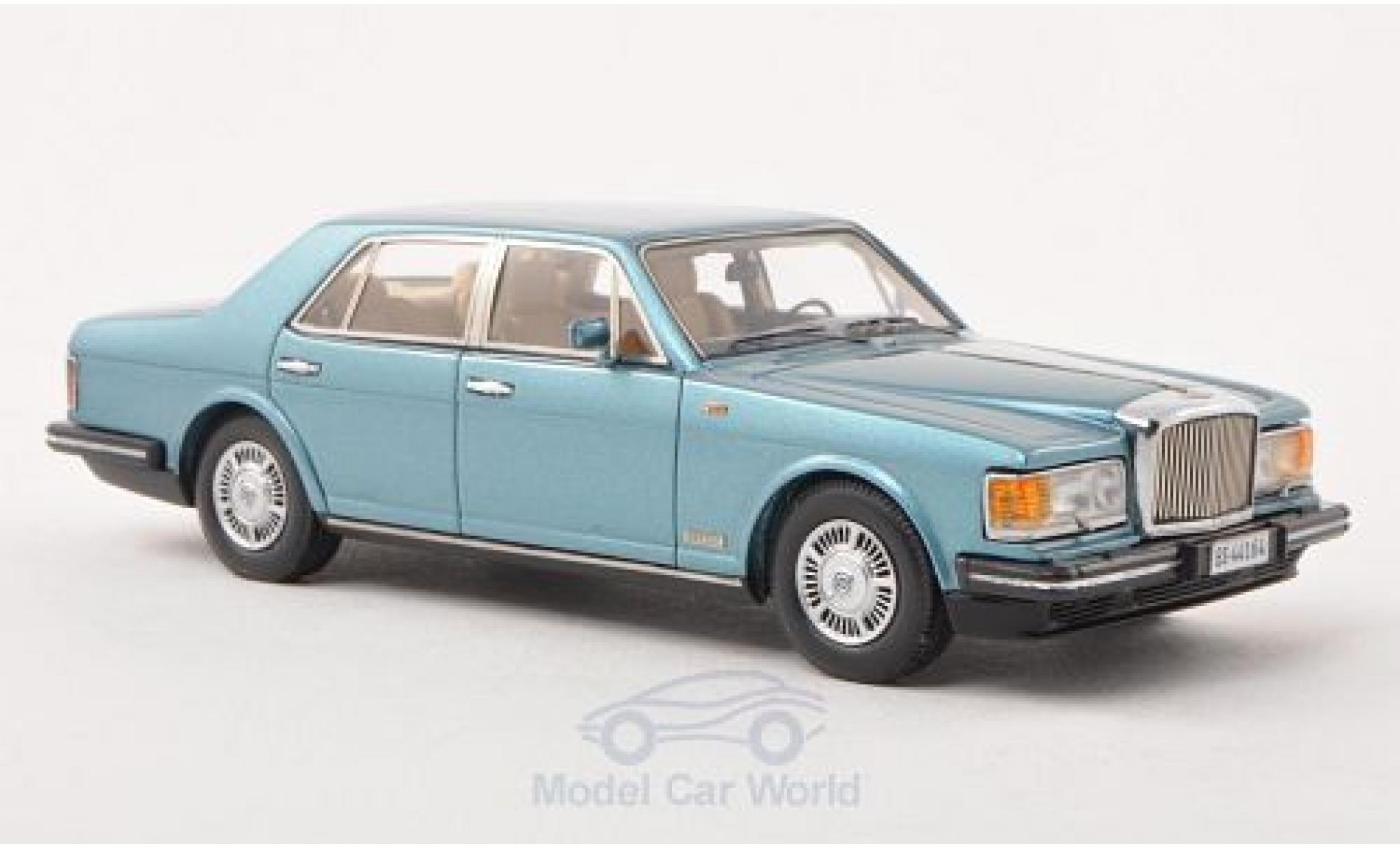 Bentley Mulsanne 1/43 Neo metallico blu 1980 modellino in miniatura