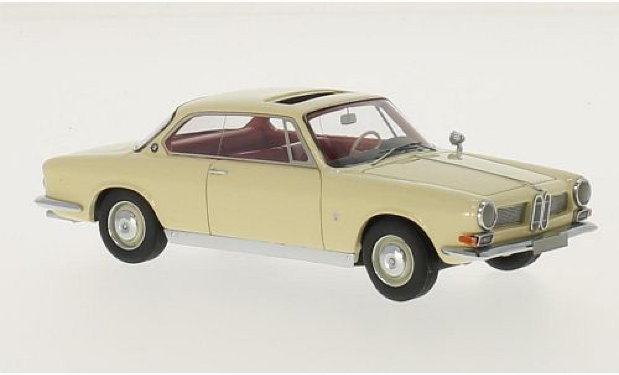 Bmw 3200 1/43 Neo CS Bertone beige 1961 modellino in miniatura