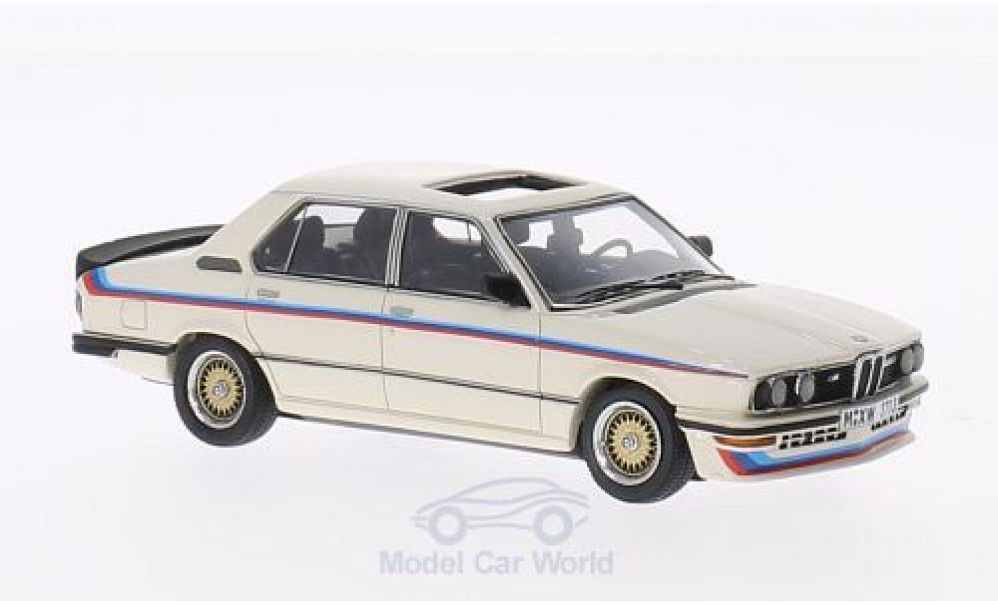 Bmw M5 E12 1/43 Neo 35i (E12) bianco/Dekor 1980 modellino in miniatura