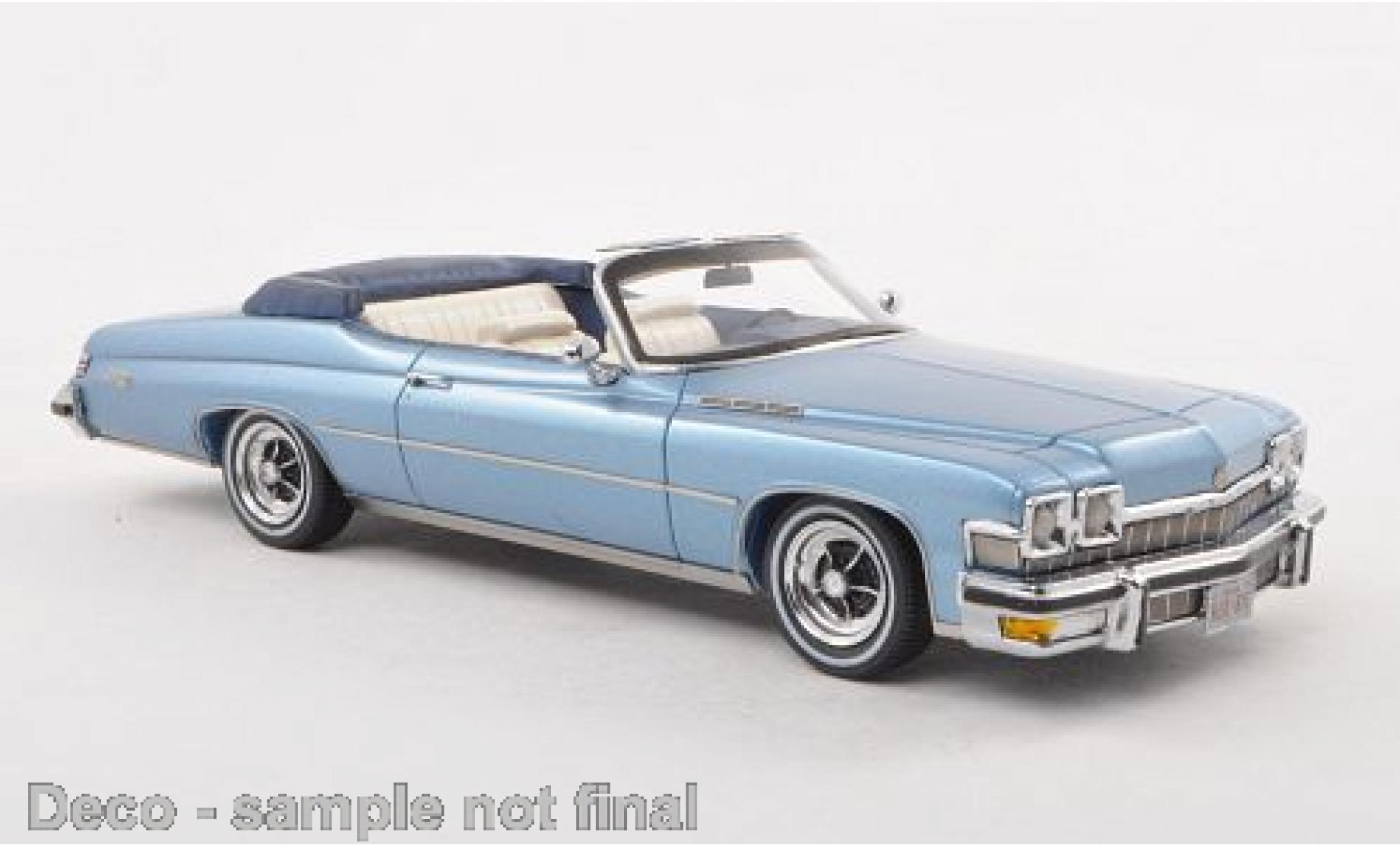 Buick Le Sabre 1/43 Neo 2-Door Convertibile blu 1974 modellino in miniatura