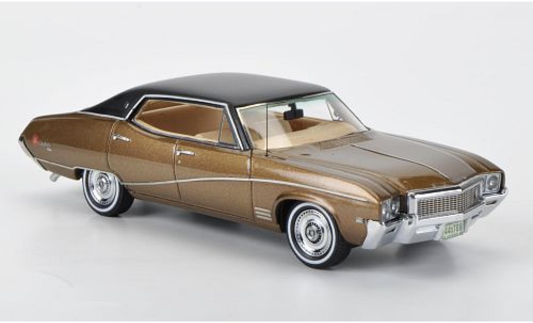 Buick Skylark 1/43 Neo Sedan metallico marroneee/matt-nero 1968 modellino in miniatura