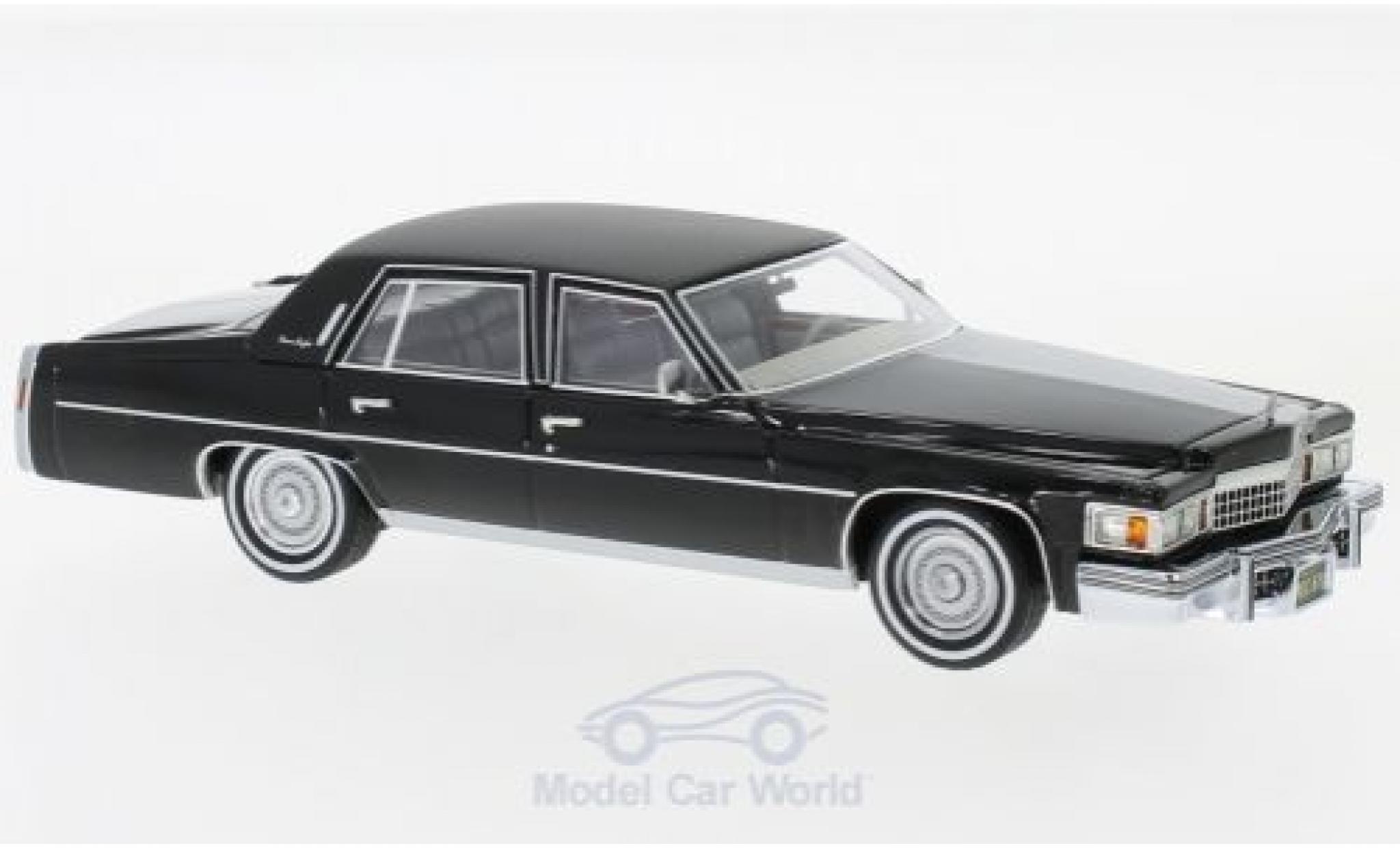 Cadillac Fleetwood Brougham 1/43 Neo Brougham nero 1978 modellino in miniatura