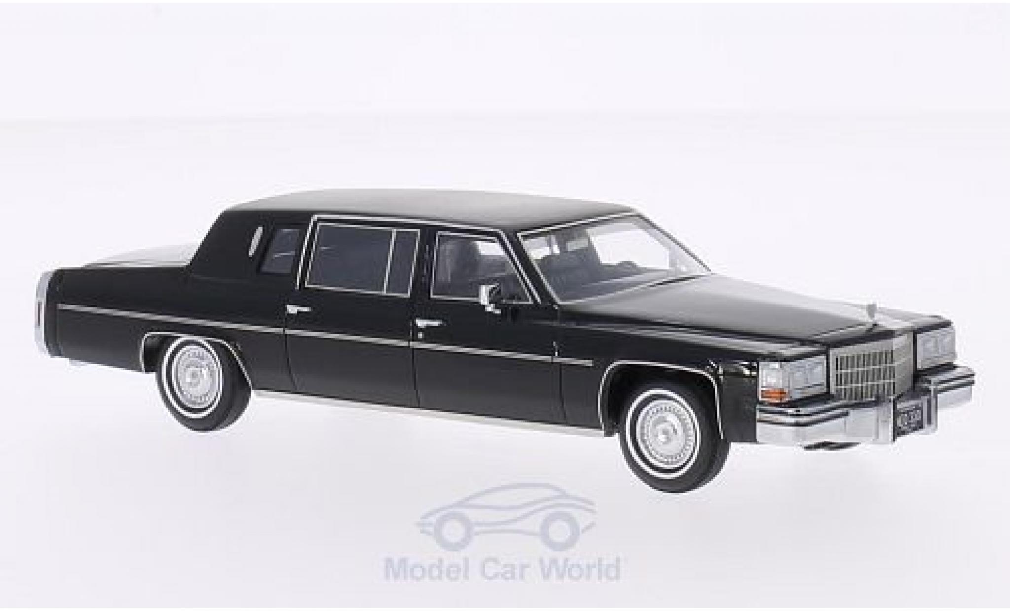 Cadillac Fleetwood 1/43 Neo Formal Limousine nero/matt-nero 1980 modellino in miniatura