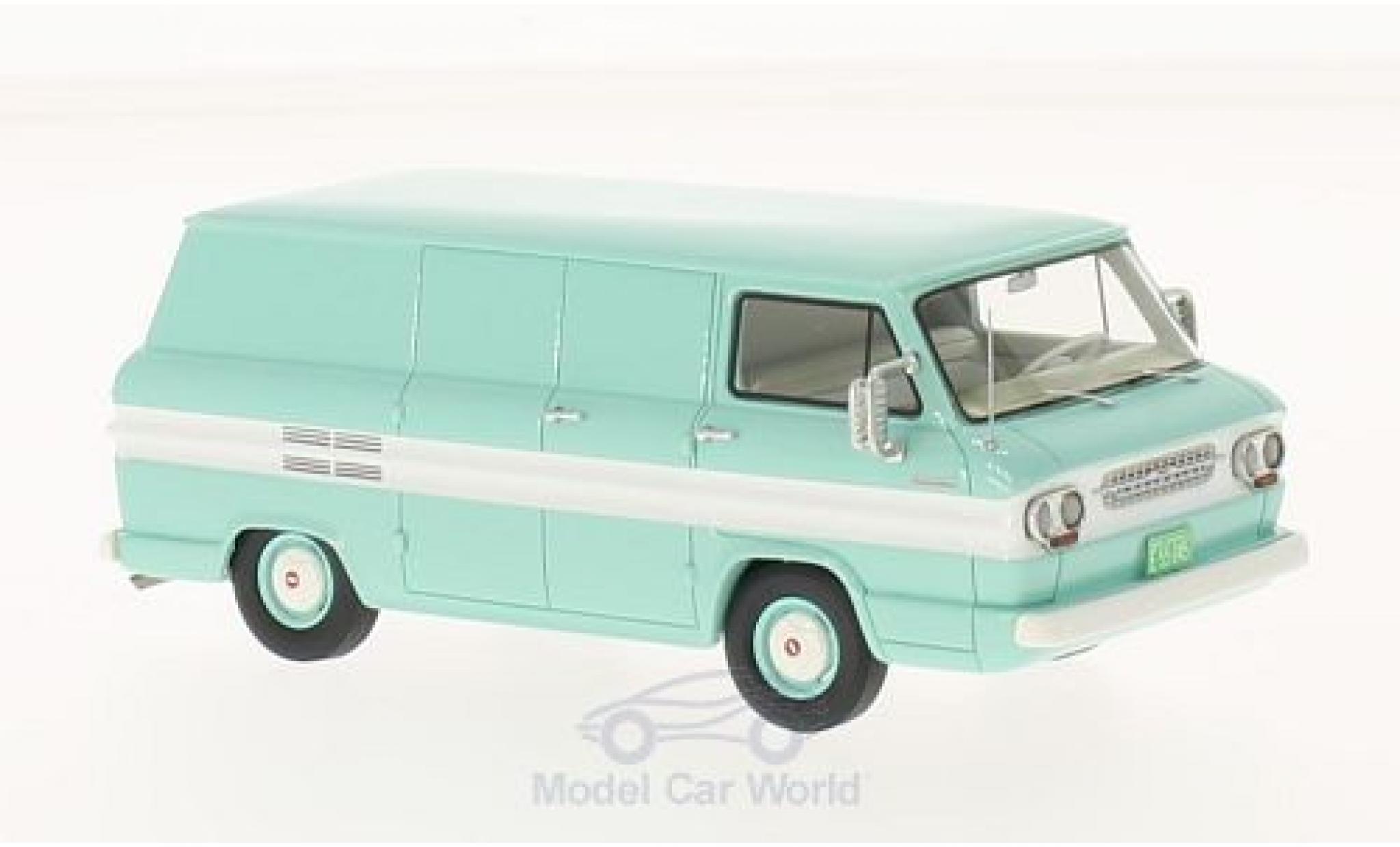 Chevrolet Corvair 1/43 Neo türkis/bianco 1963 Kastenwagen modellino in miniatura