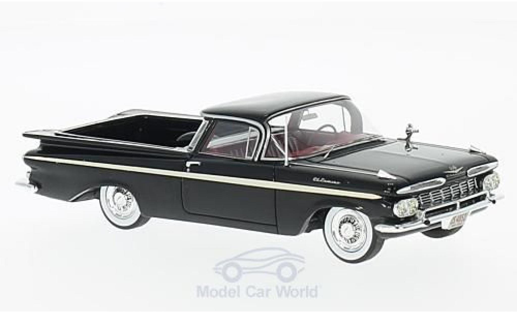 Chevrolet El Camino 1/43 Neo nero/bianco 1959 modellino in miniatura