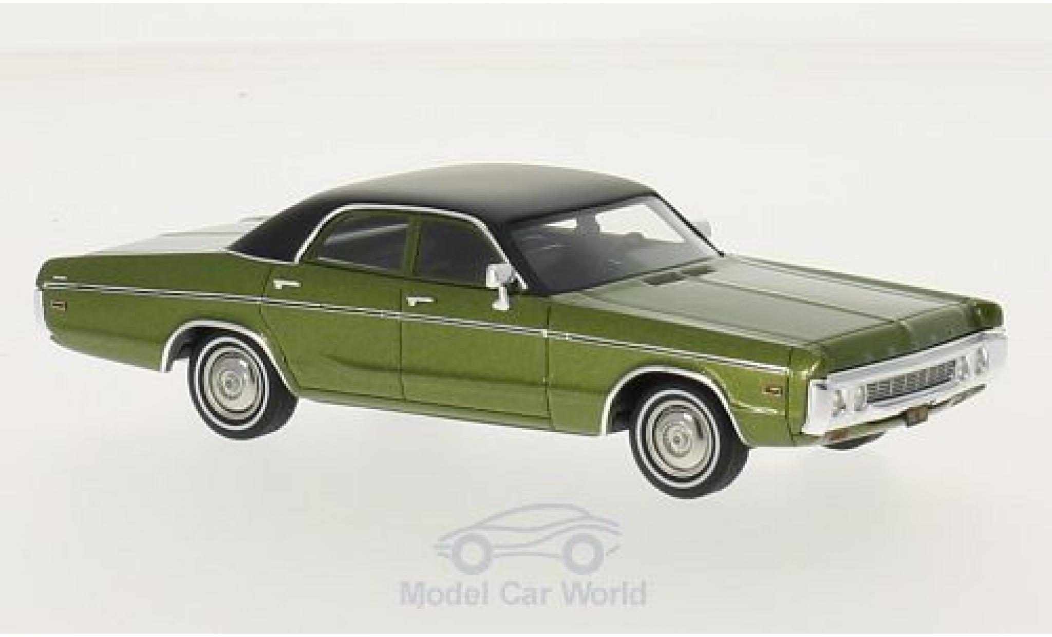 Dodge Polara 1/43 Neo Sedan metallico verde/nero 1972 modellino in miniatura