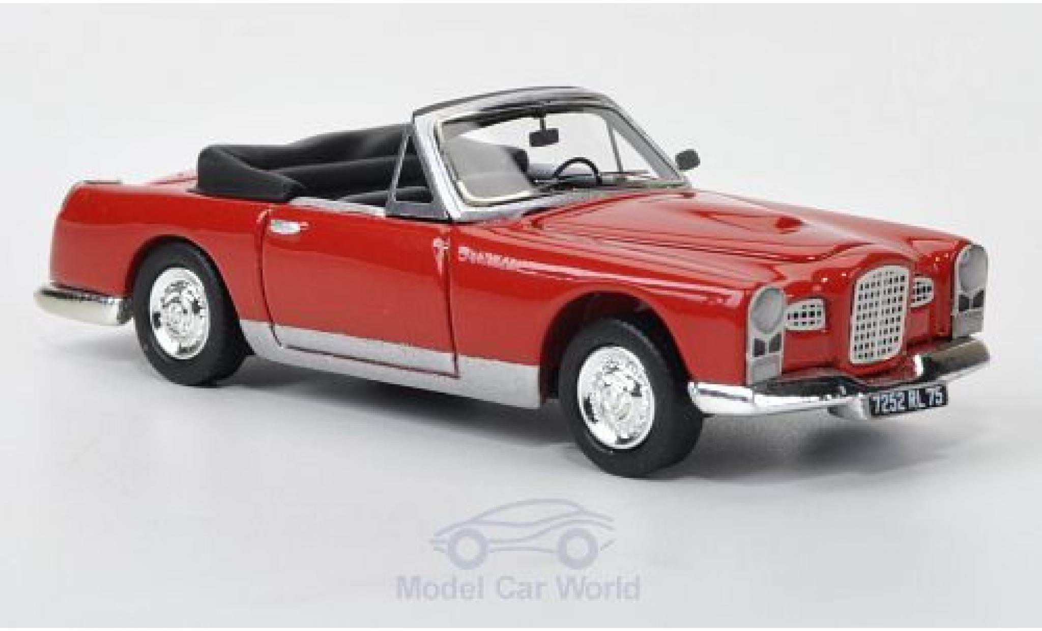 Facel Vega FV 1/87 Neo 1 rosso 1955 modellino in miniatura