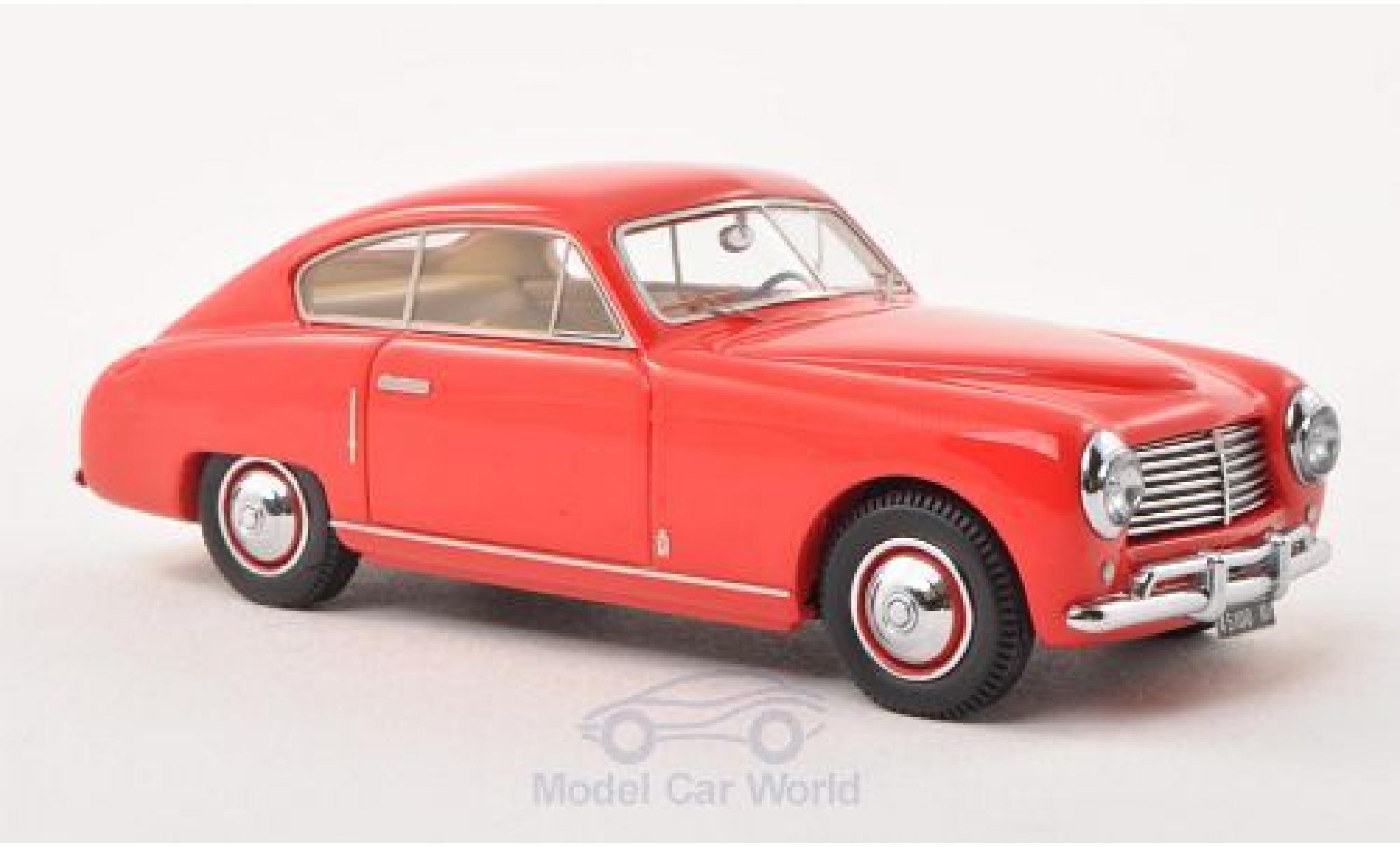 Fiat 1100 1/43 Neo ES Pininfarina rosso 1950 modellino in miniatura
