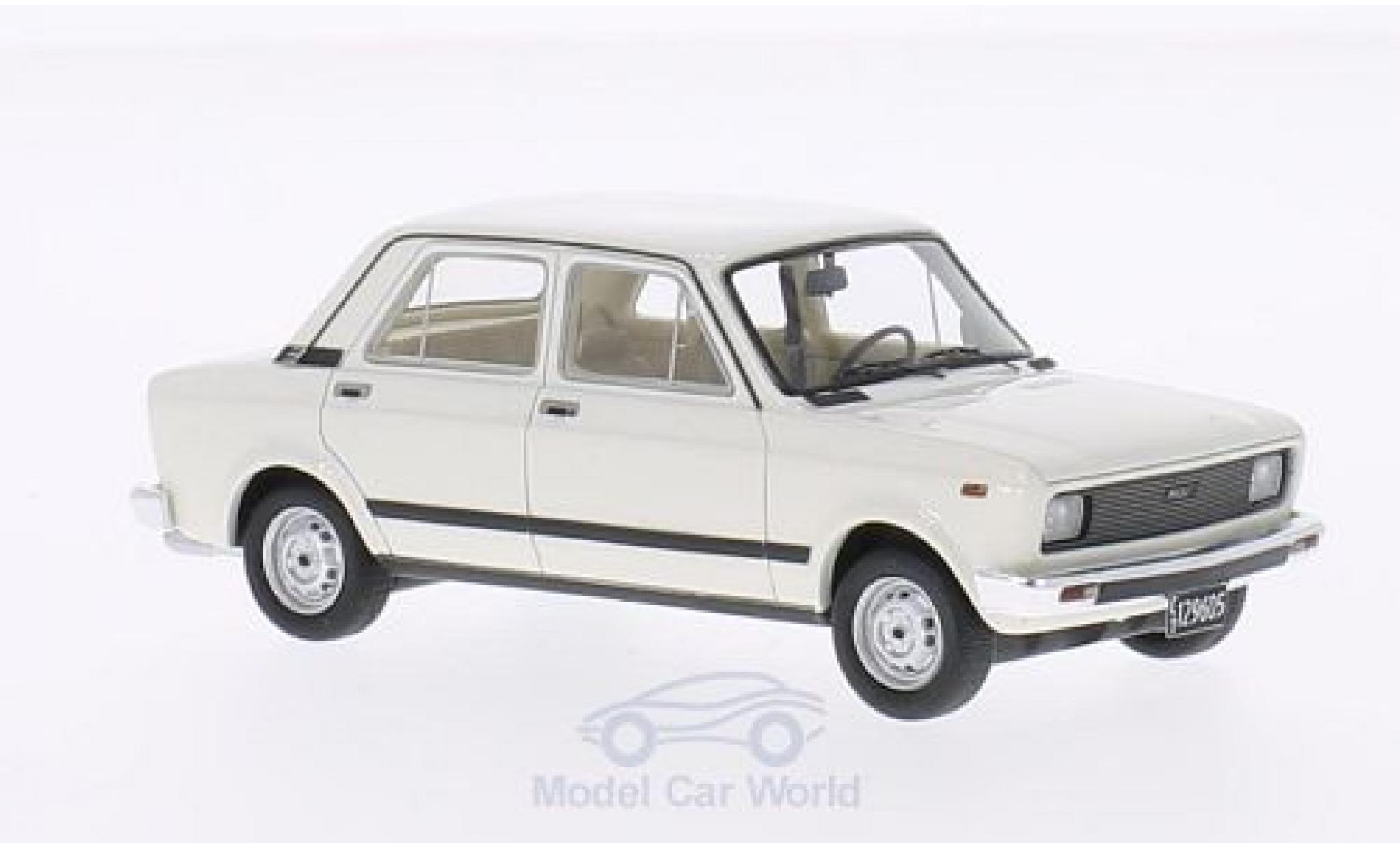 Fiat 128 1/43 Neo CL bianco Maradona 1982 modellino in miniatura