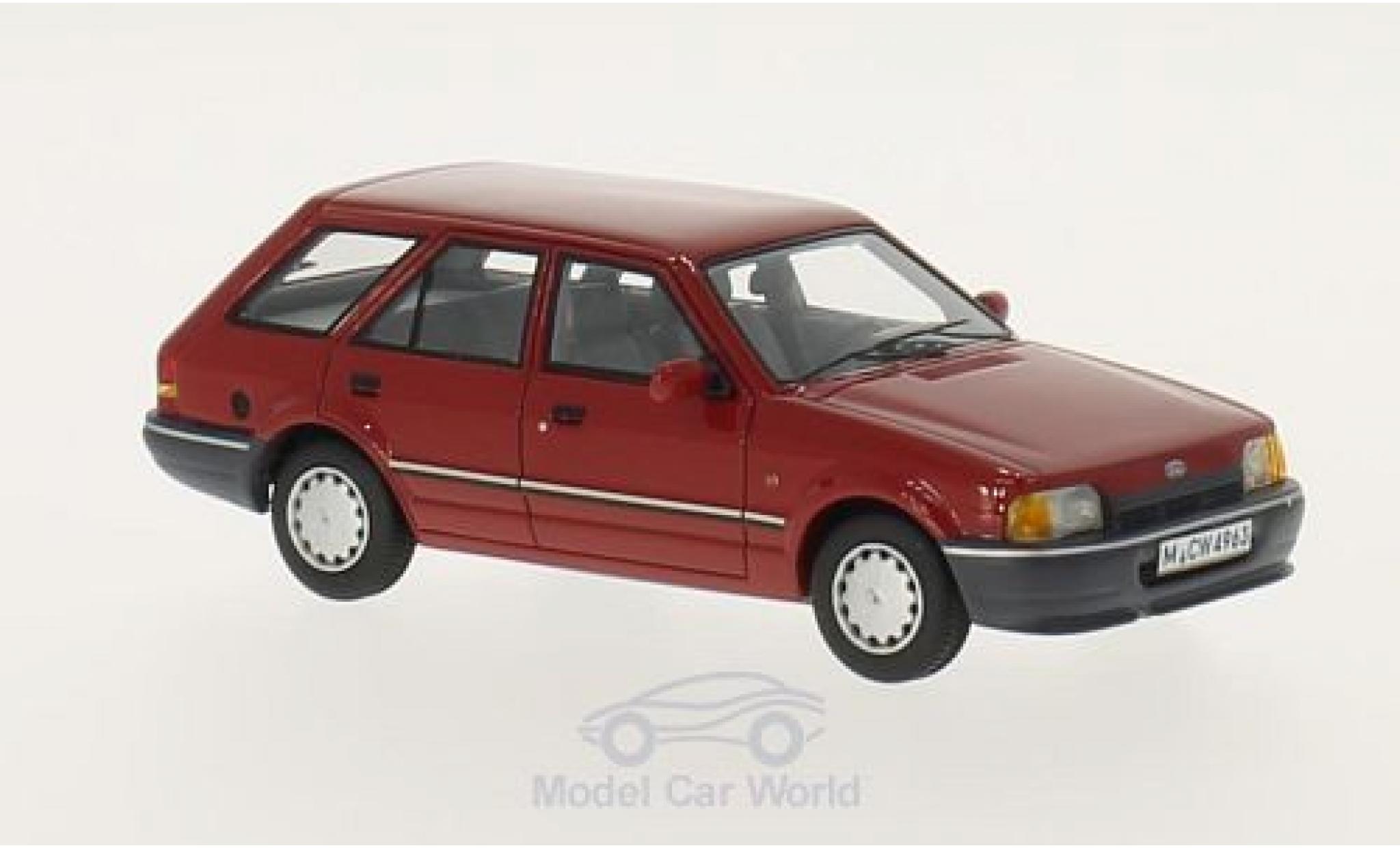 Ford Escort 1/43 Neo MK IV Turnier rosso 1986 modellino in miniatura